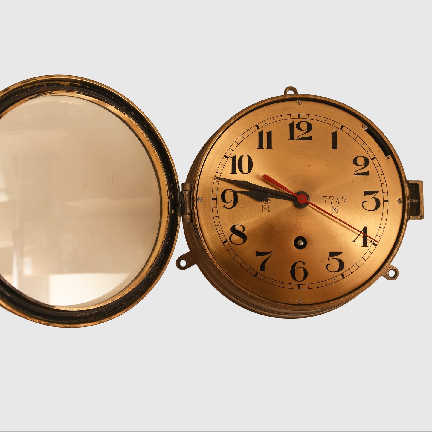 German WWII Kriegsmarine Bulkhead Clock