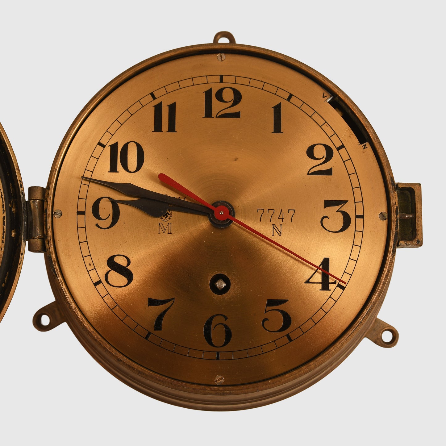 German WWII Kriegsmarine Bulkhead Clock