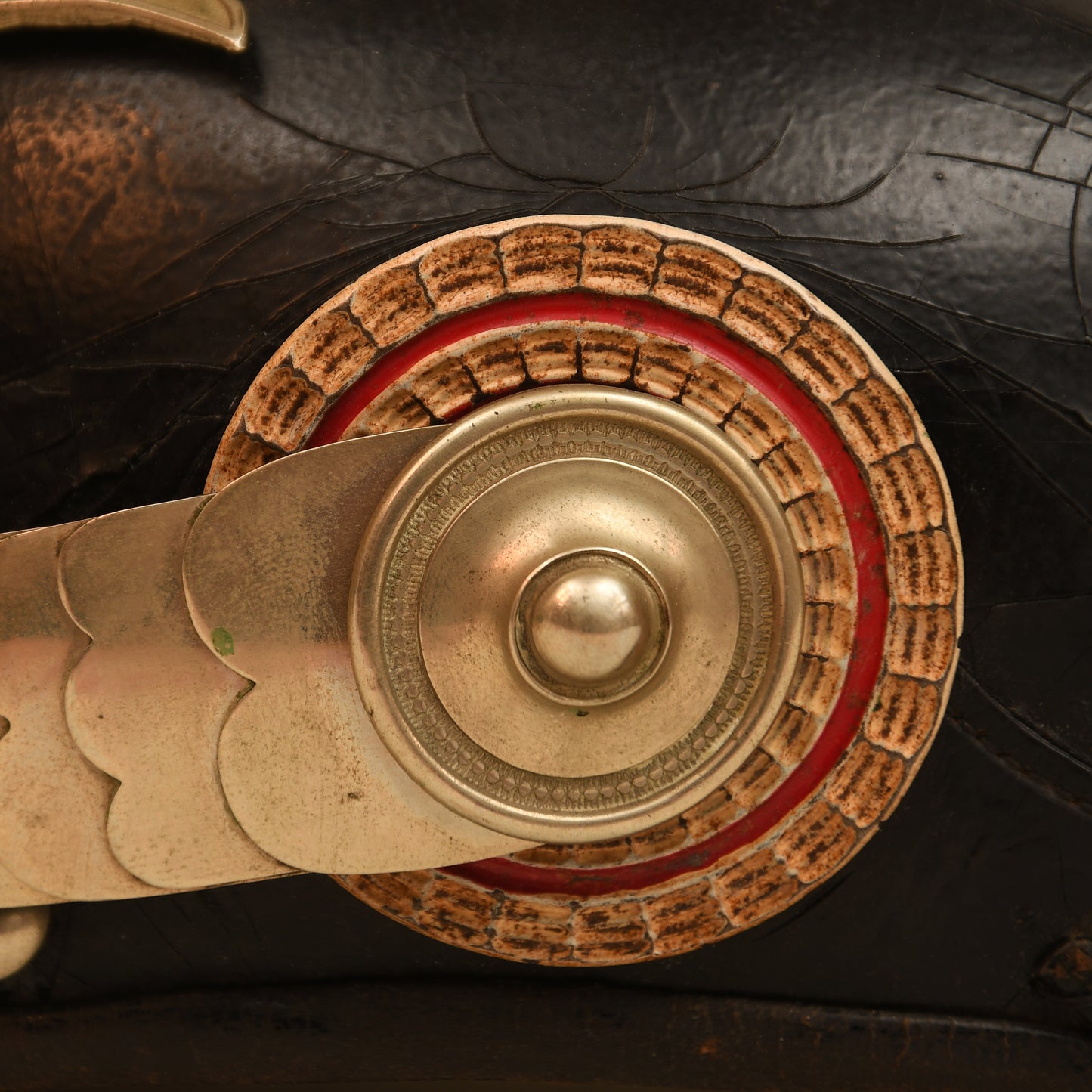 German WWI Hesse NCO’s All-Leather Pickelhaube