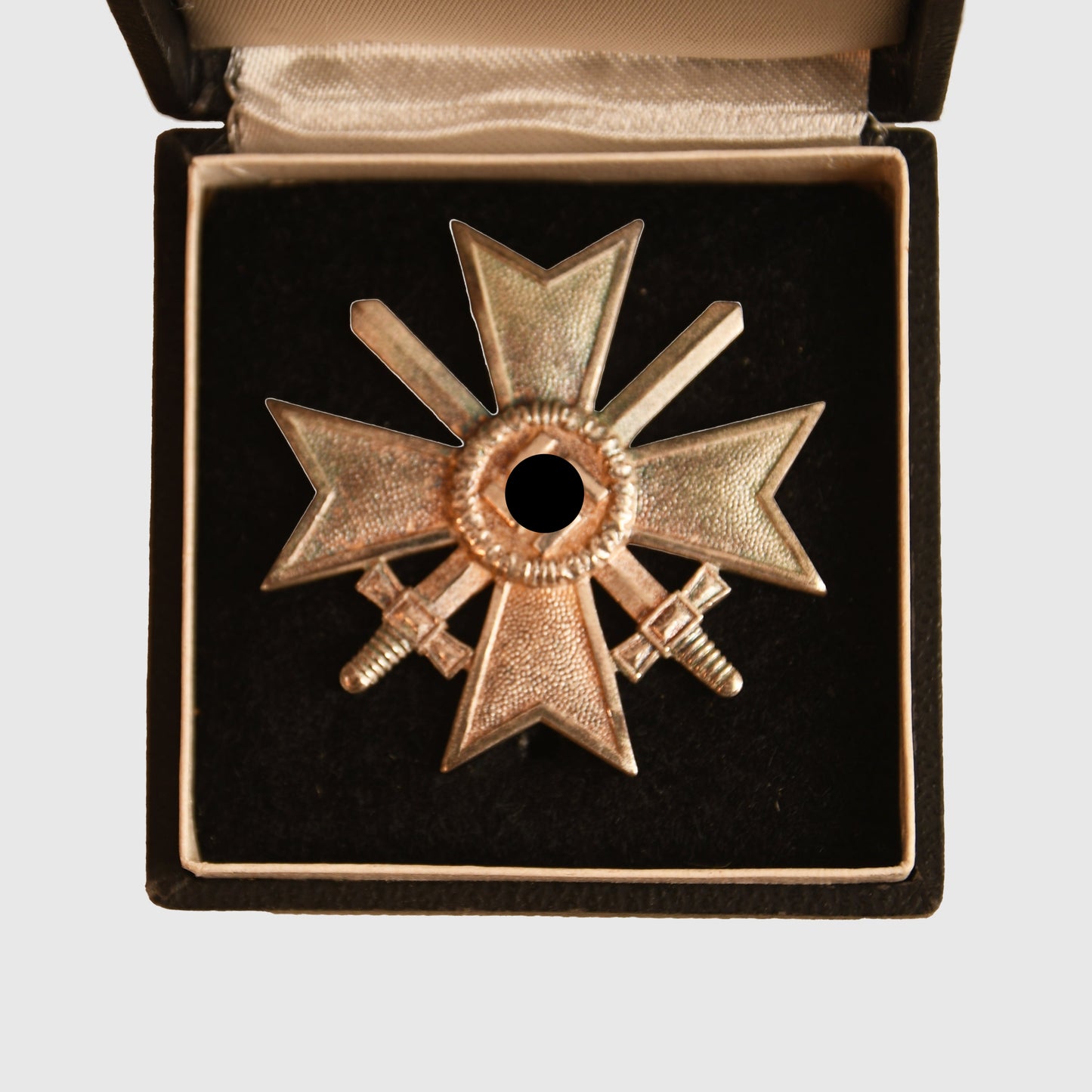 German WWII War Service Cross 1st Class with Swords, Cased.