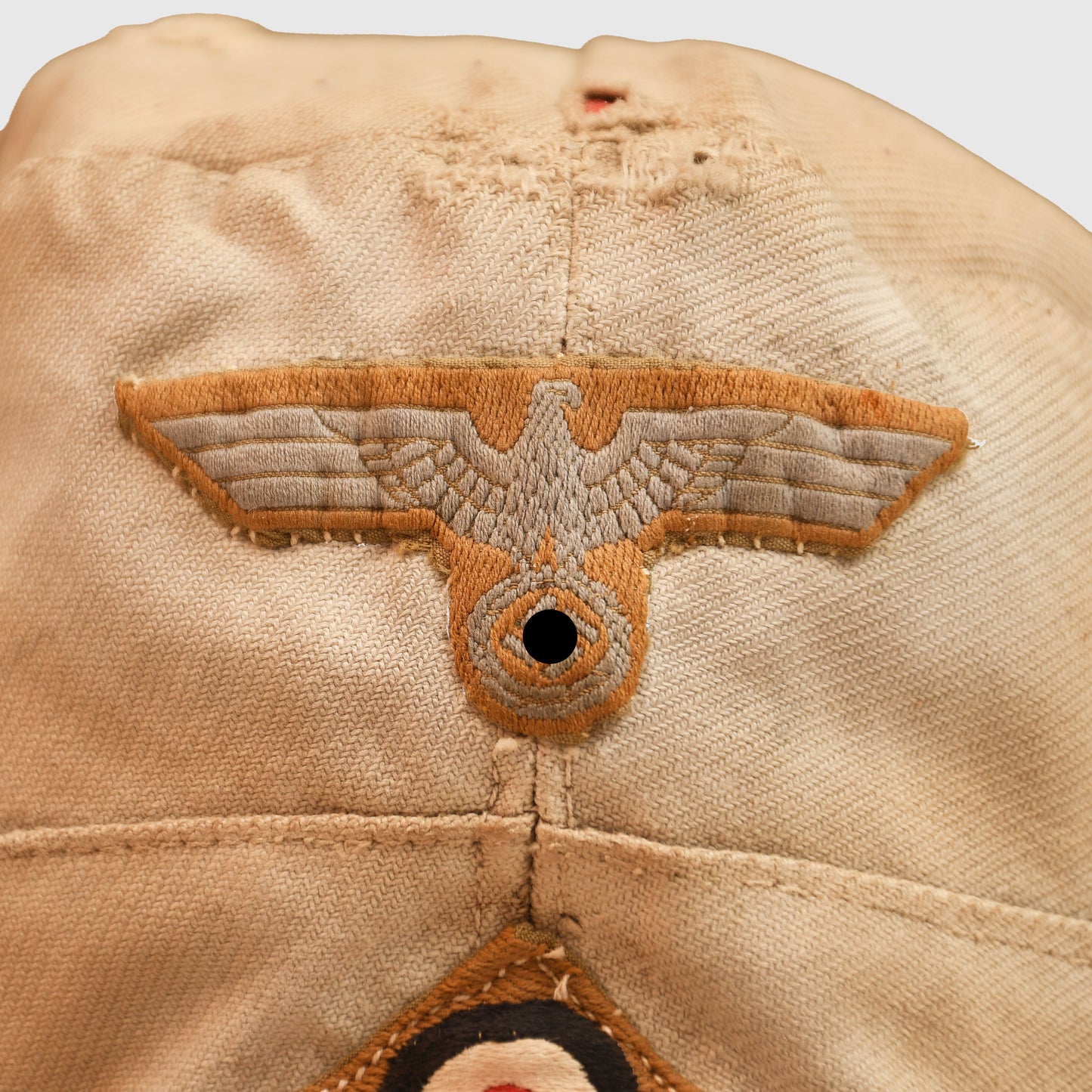 German WWII Afrikakorps Pioneer M40 Field Cap