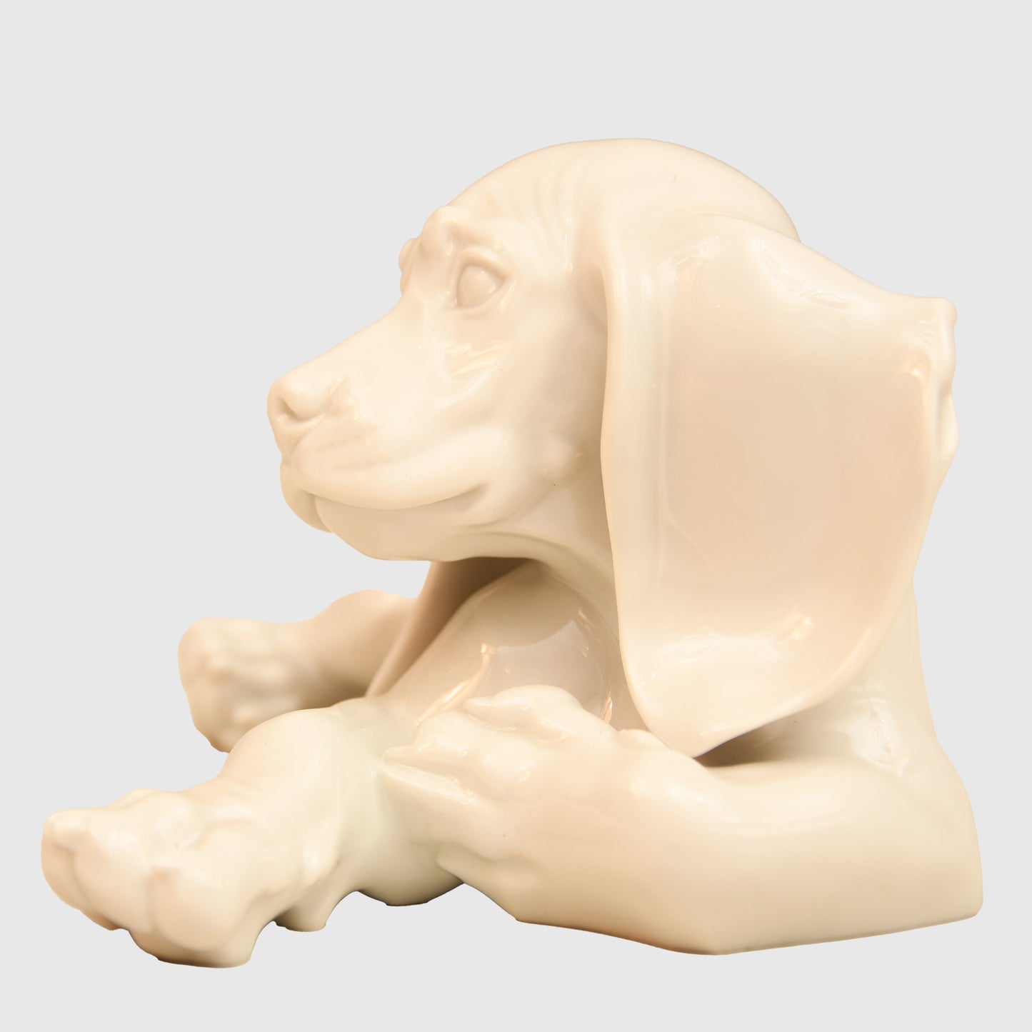 German WWII White Allach Dachshund