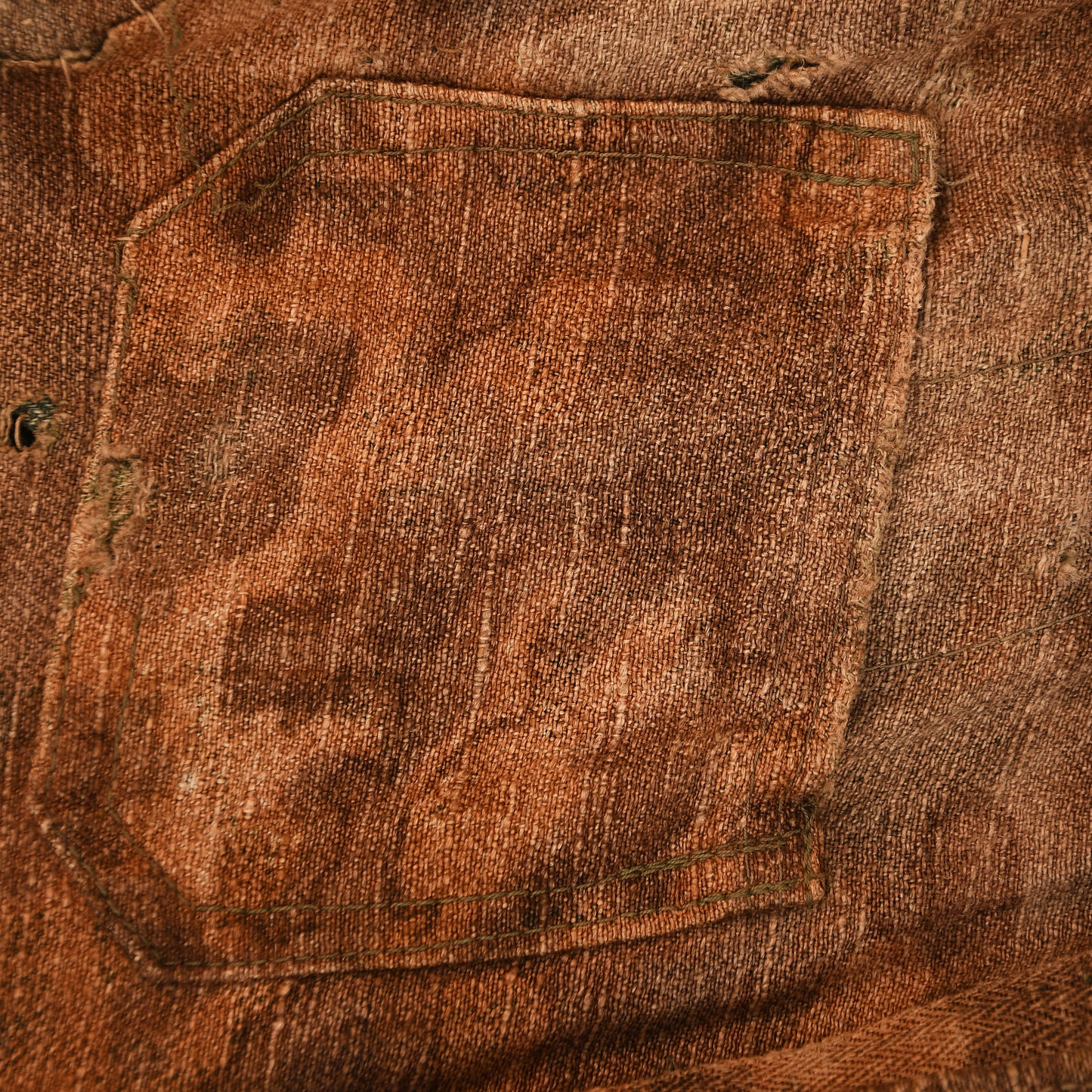 German WWII Oak Leaf Herringbone Twill Pattern Trousers