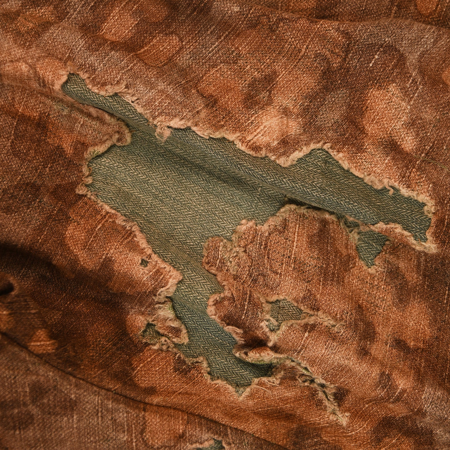 German WWII Oak Leaf Herringbone Twill Pattern Trousers