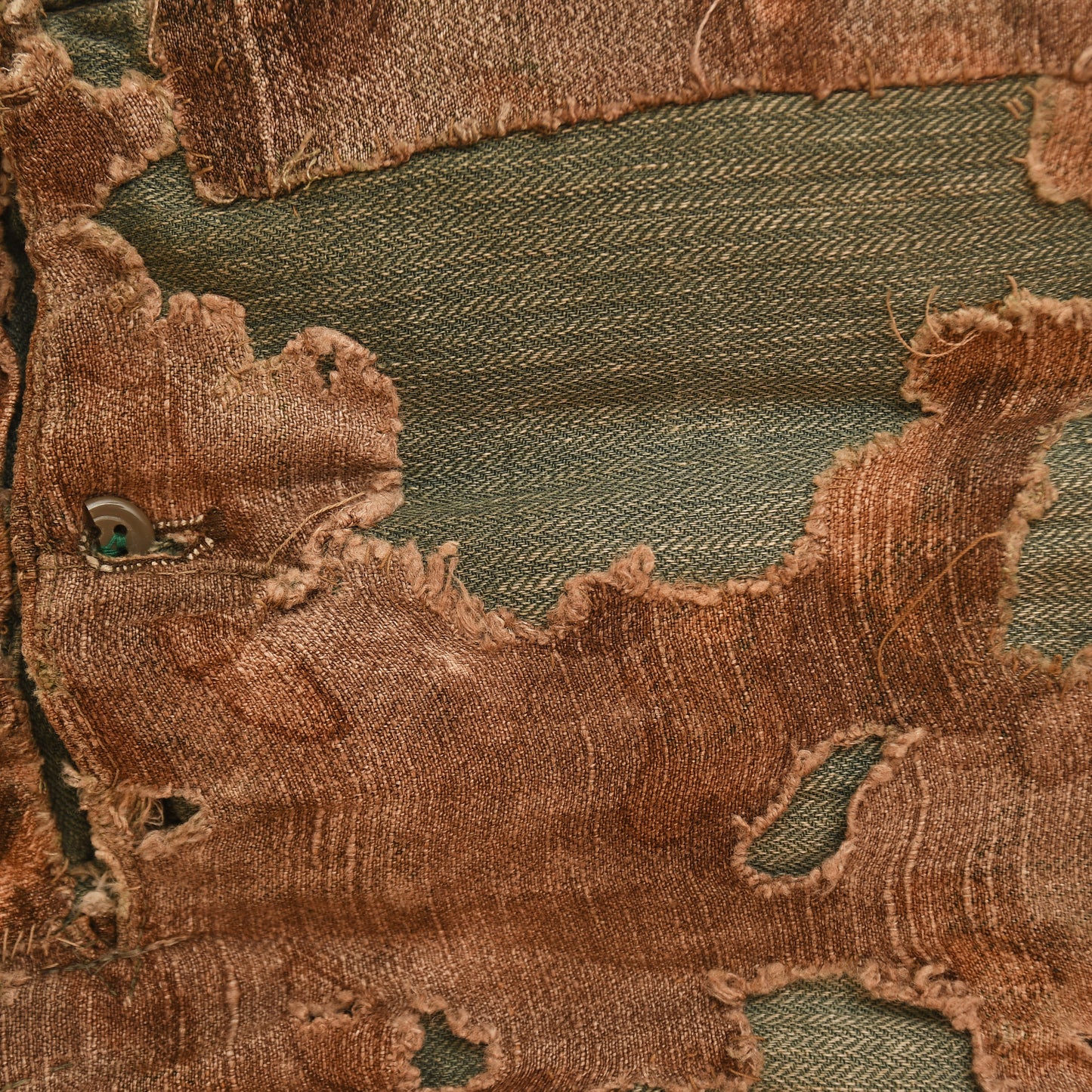 German WWII Oak Leaf Herringbone Twill Pattern Trousers