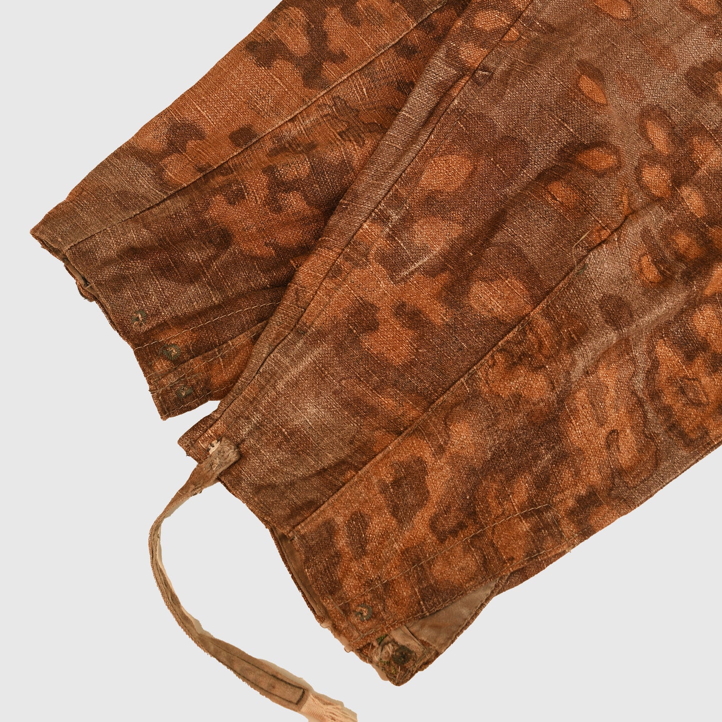 German WWII Oak Leaf Herringbone Twill Pattern Trousers