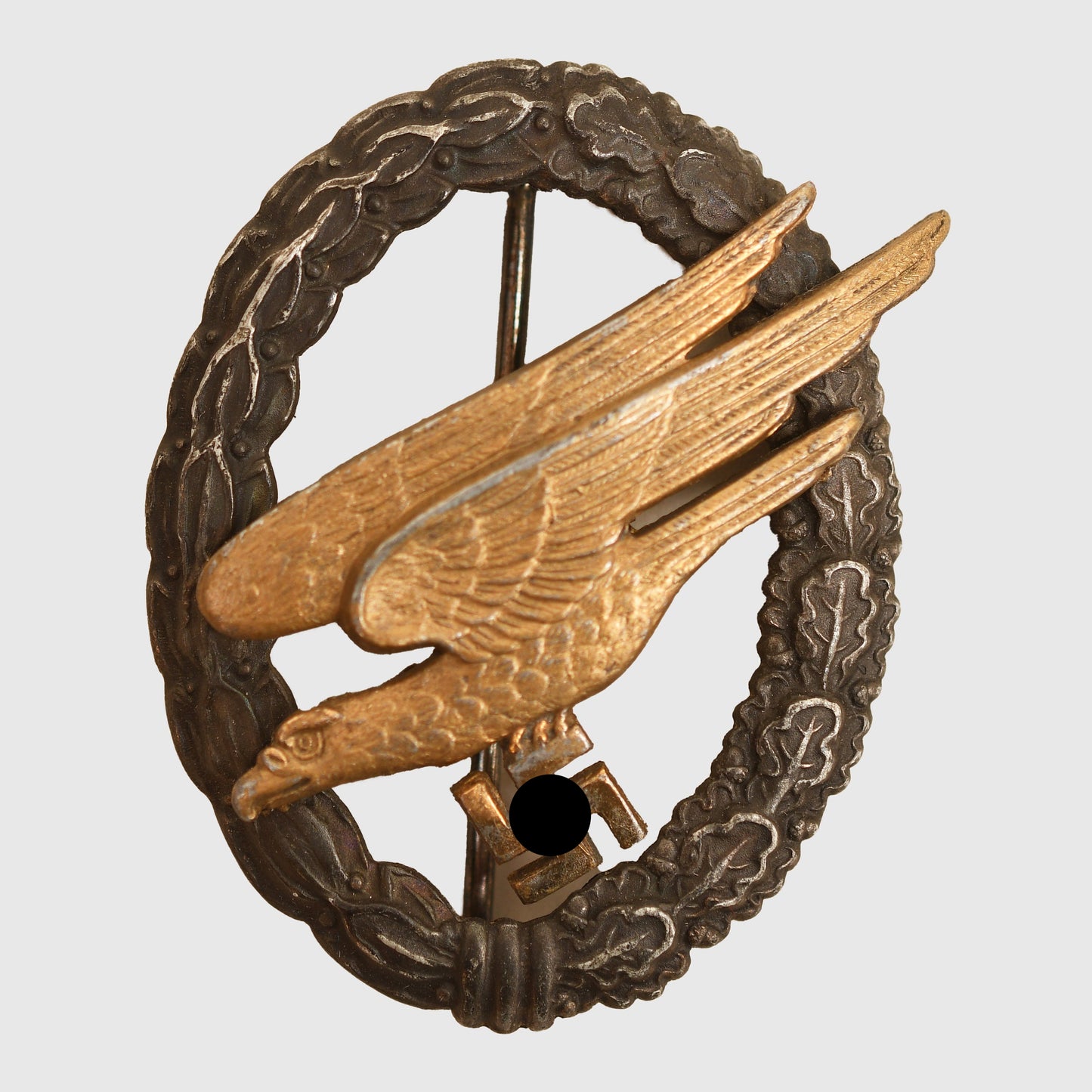 German WWII Luftwaffe Paratrooper Badge, Cased