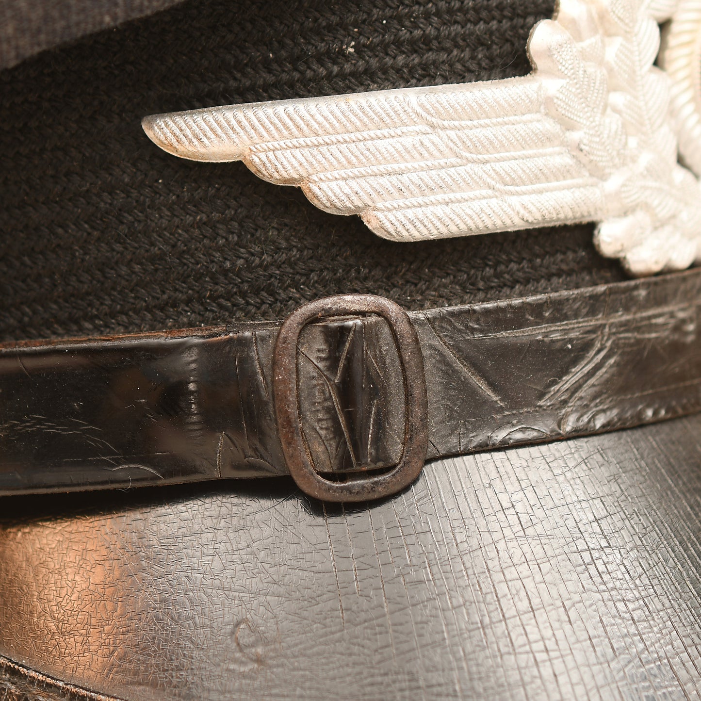 German WWII Luftwaffe Reserve Enlisted Man/NCO Visor Cap