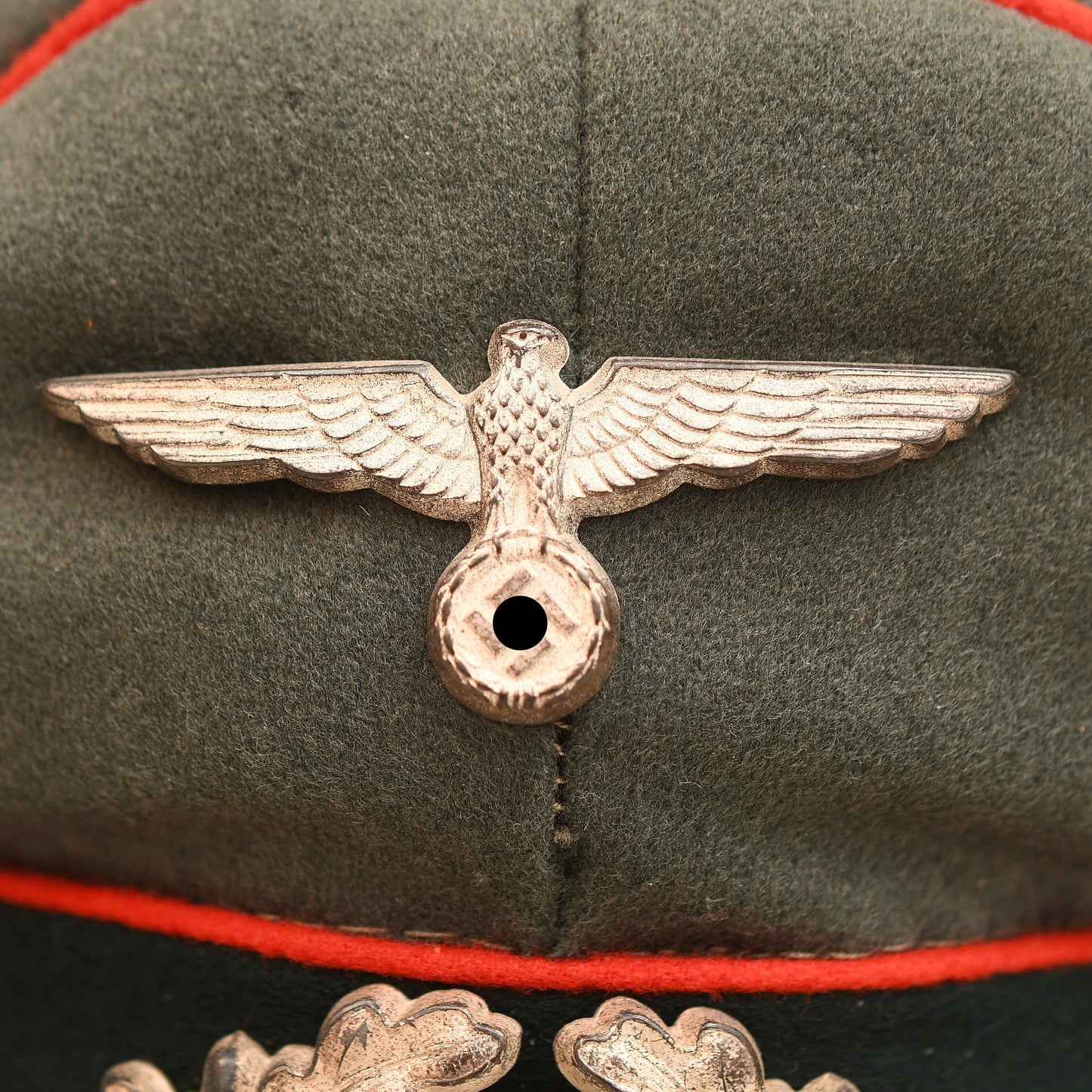 German WWII Artillery Army NCOs Large Size Visor Cap