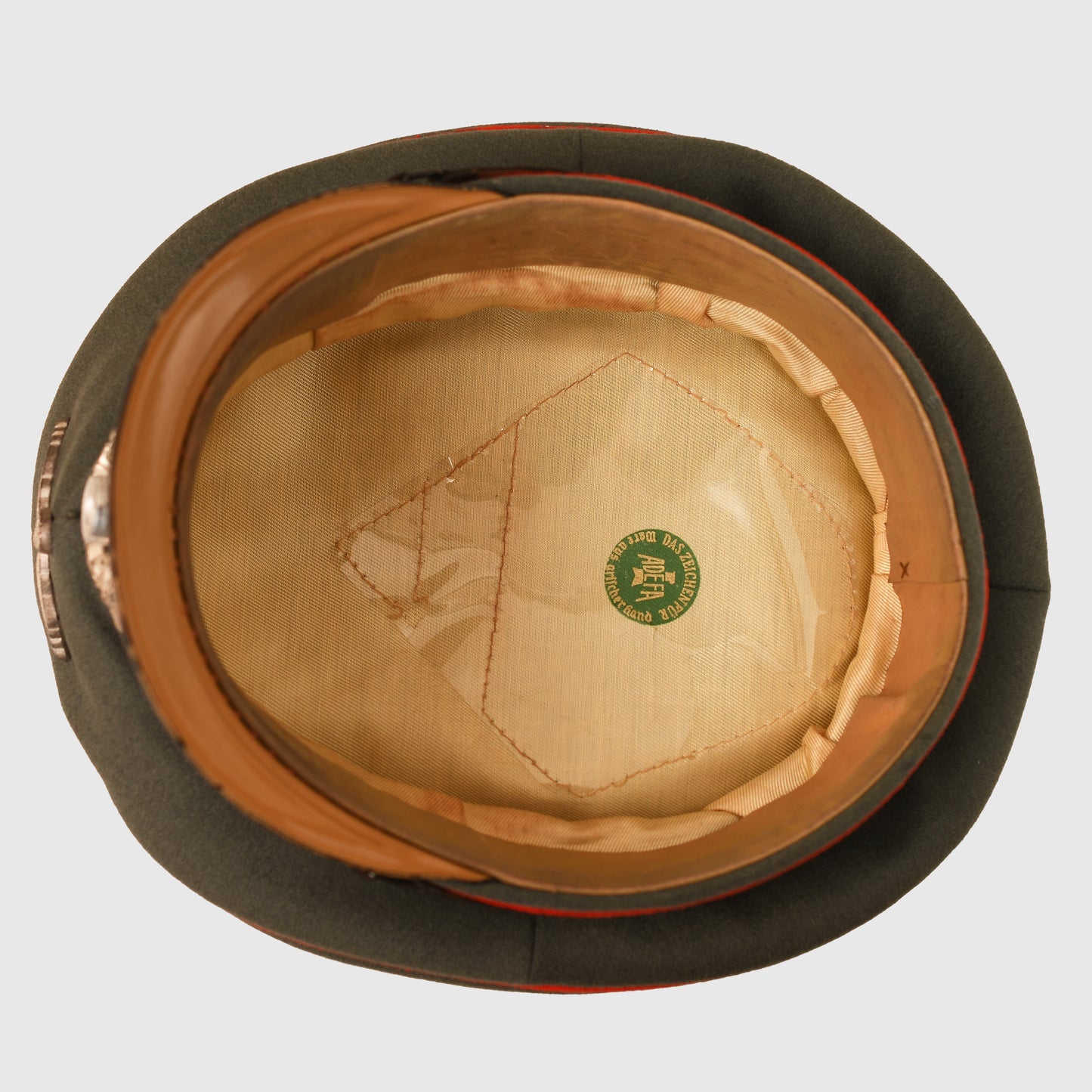 German WWII Artillery Army NCOs Large Size Visor Cap