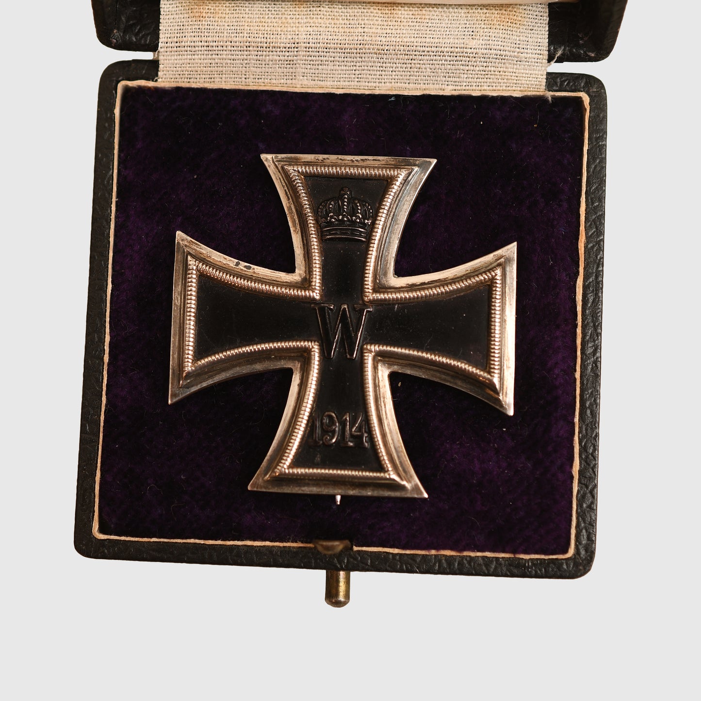 German WWI Iron Cross 1914 in Its Presentation Case