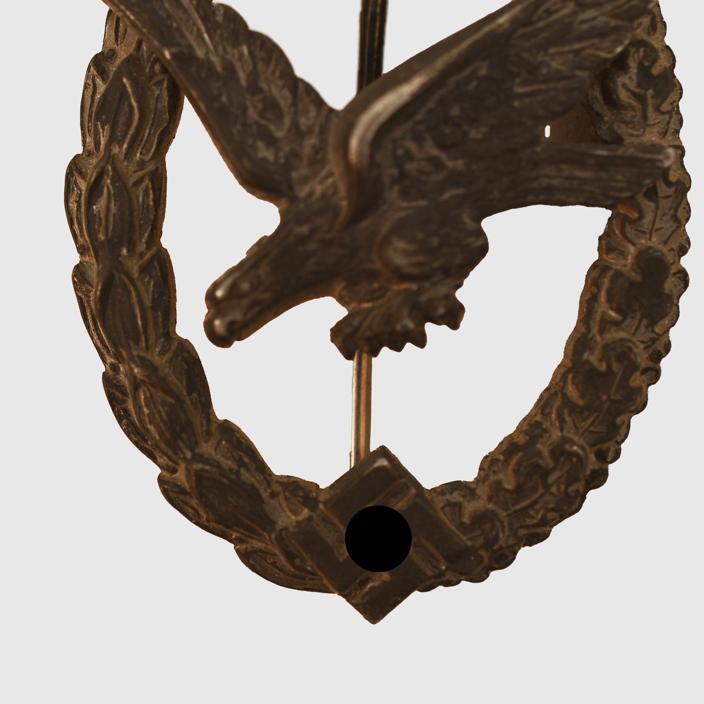 German WWII Luftwaffe Air Gunner Only Badge Cased