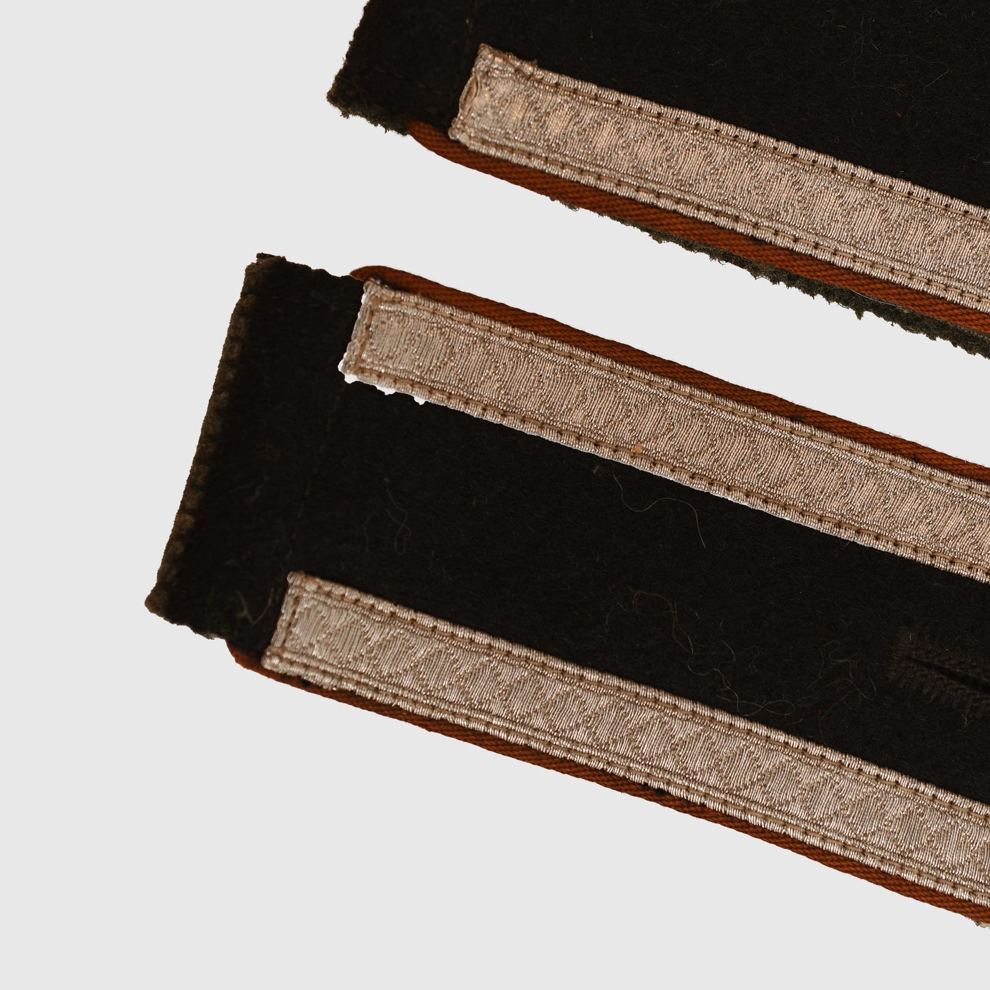 German WWII SS Concentration Camp Unterscharfuhrer Shoulder Boards