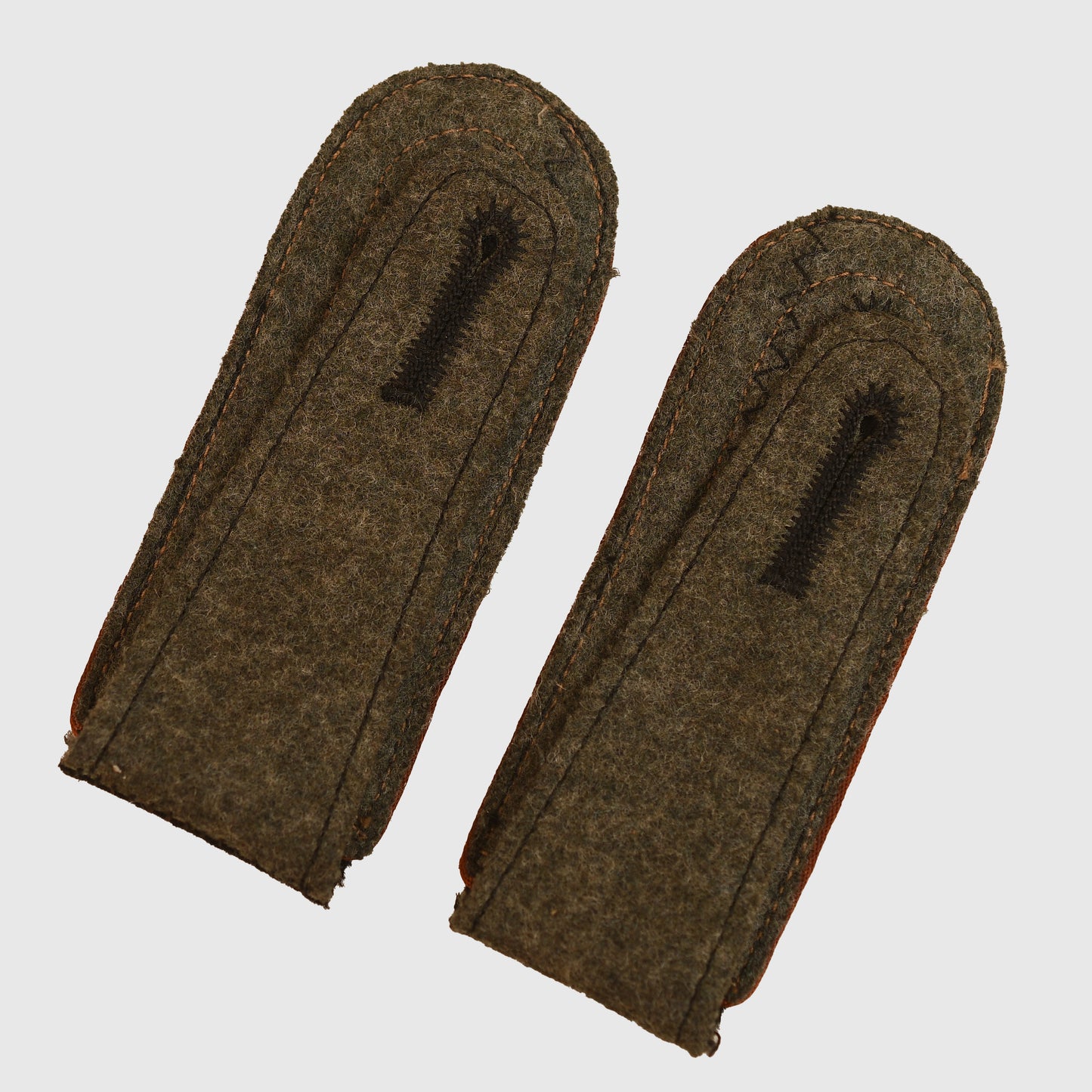 German WWII SS Concentration Camp Unterscharfuhrer Shoulder Boards