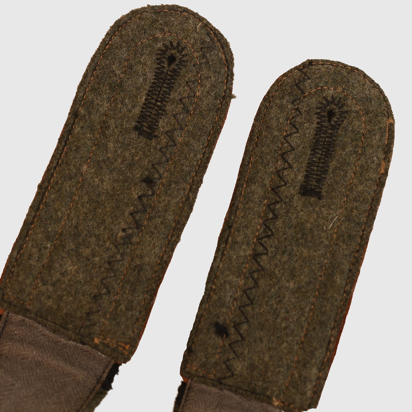 German WWII SS Concentration Camp Unterscharfuhrer Shoulder Boards