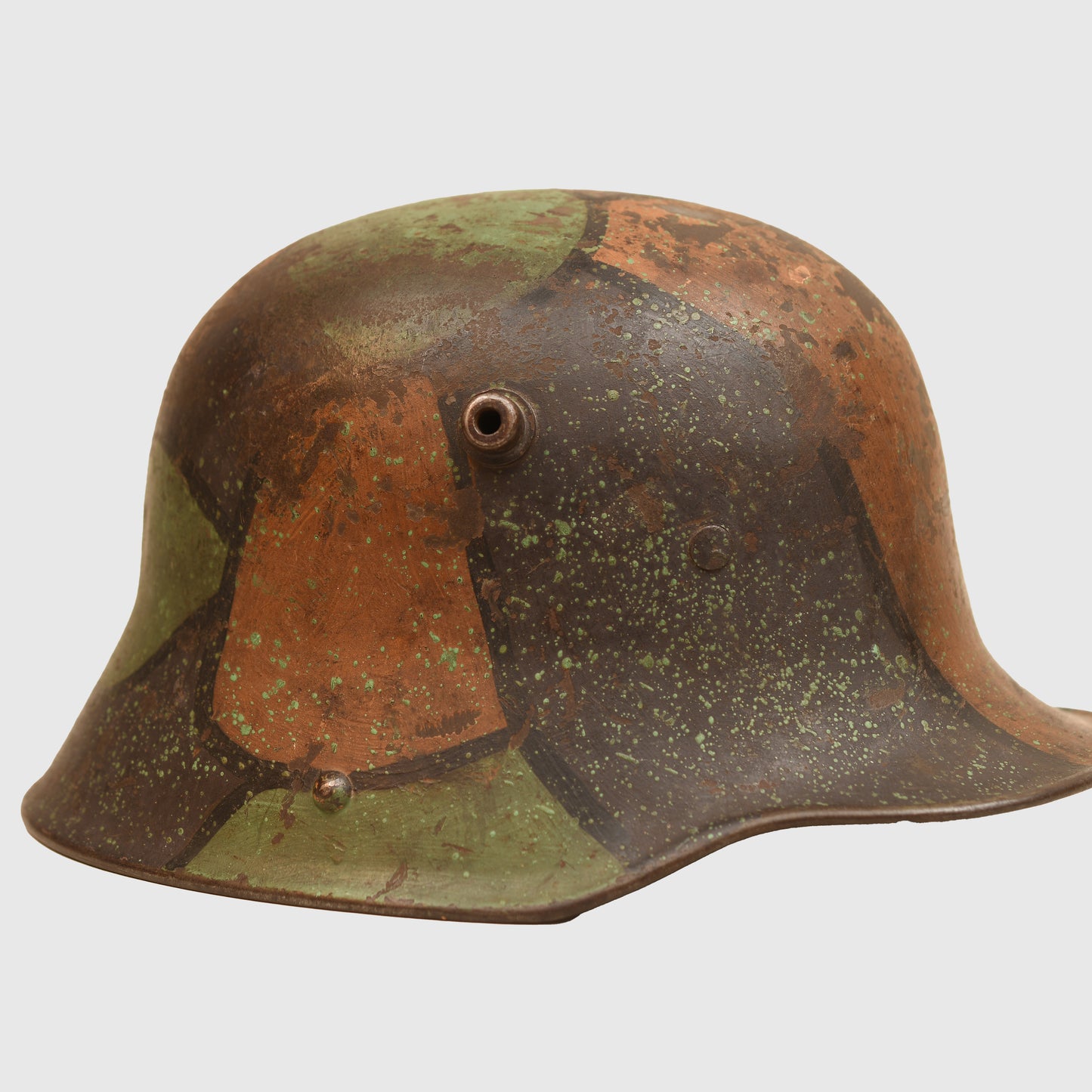 German WWI Camouflage M17 Trench Helmet