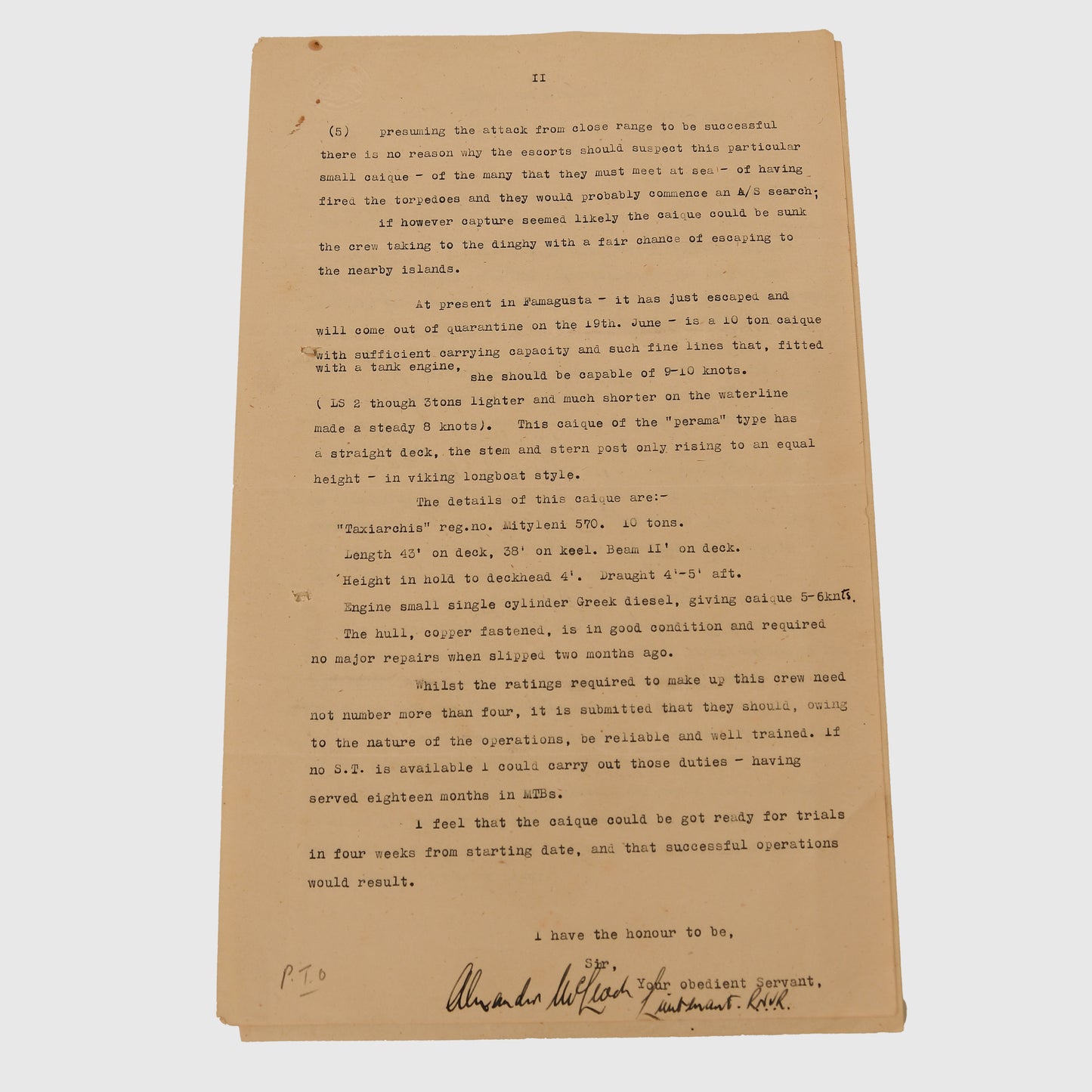British WWII Secret Aegean Special Boat Service Documents