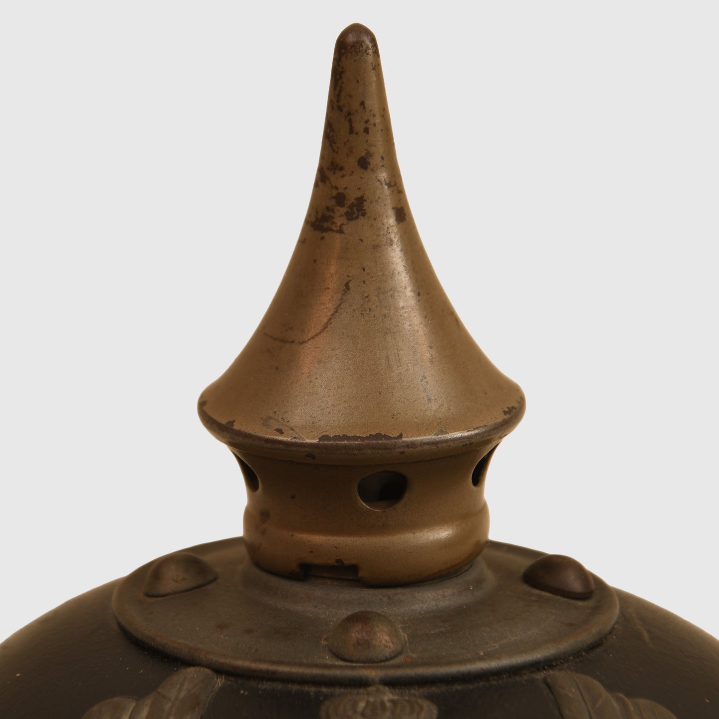 German WWI Prussian Enlisted Mans Field Grey Pickelhaube
