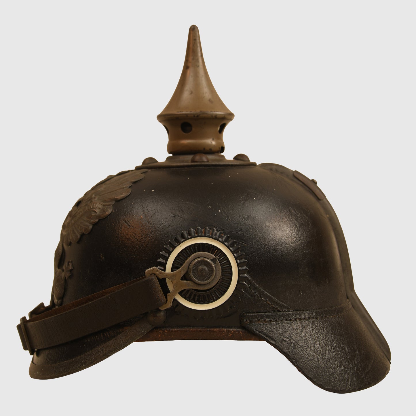German WWI Prussian Enlisted Mans Field Grey Pickelhaube