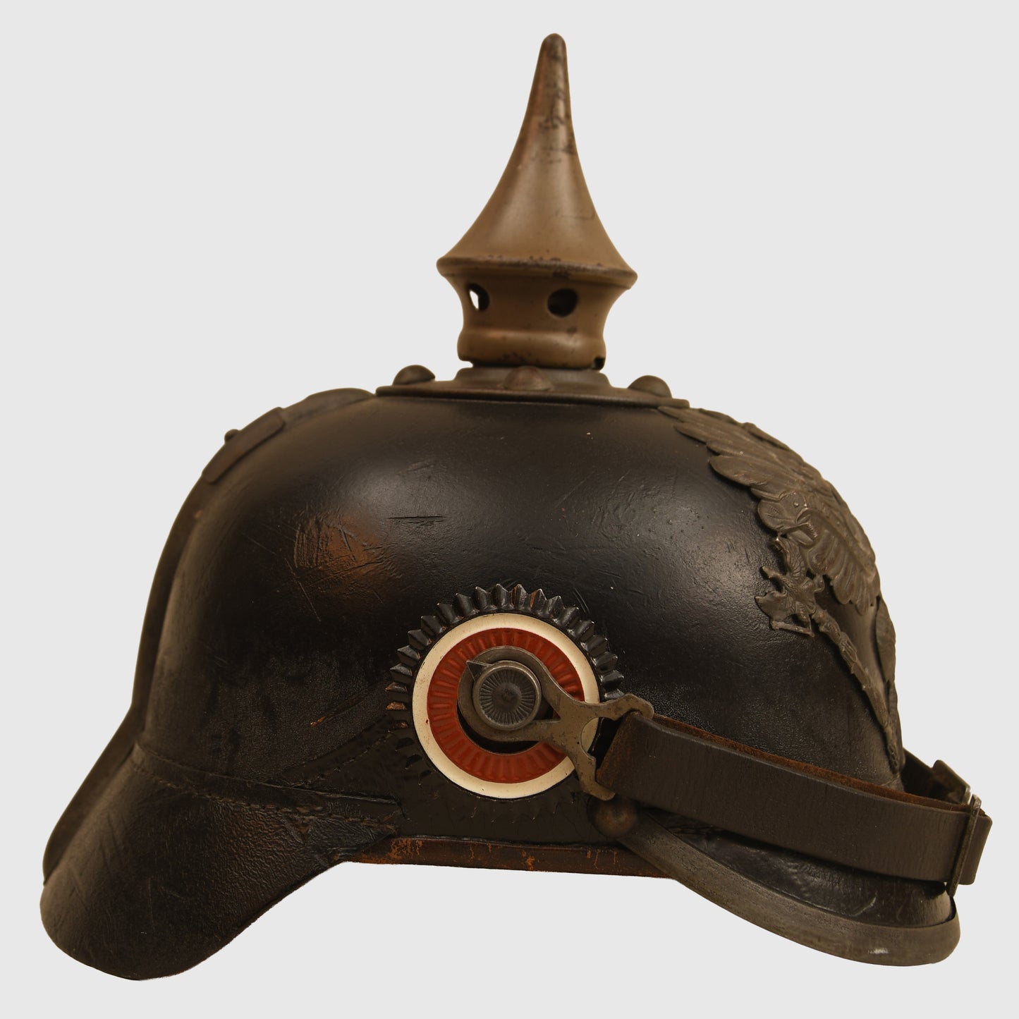 German WWI Prussian Enlisted Mans Field Grey Pickelhaube