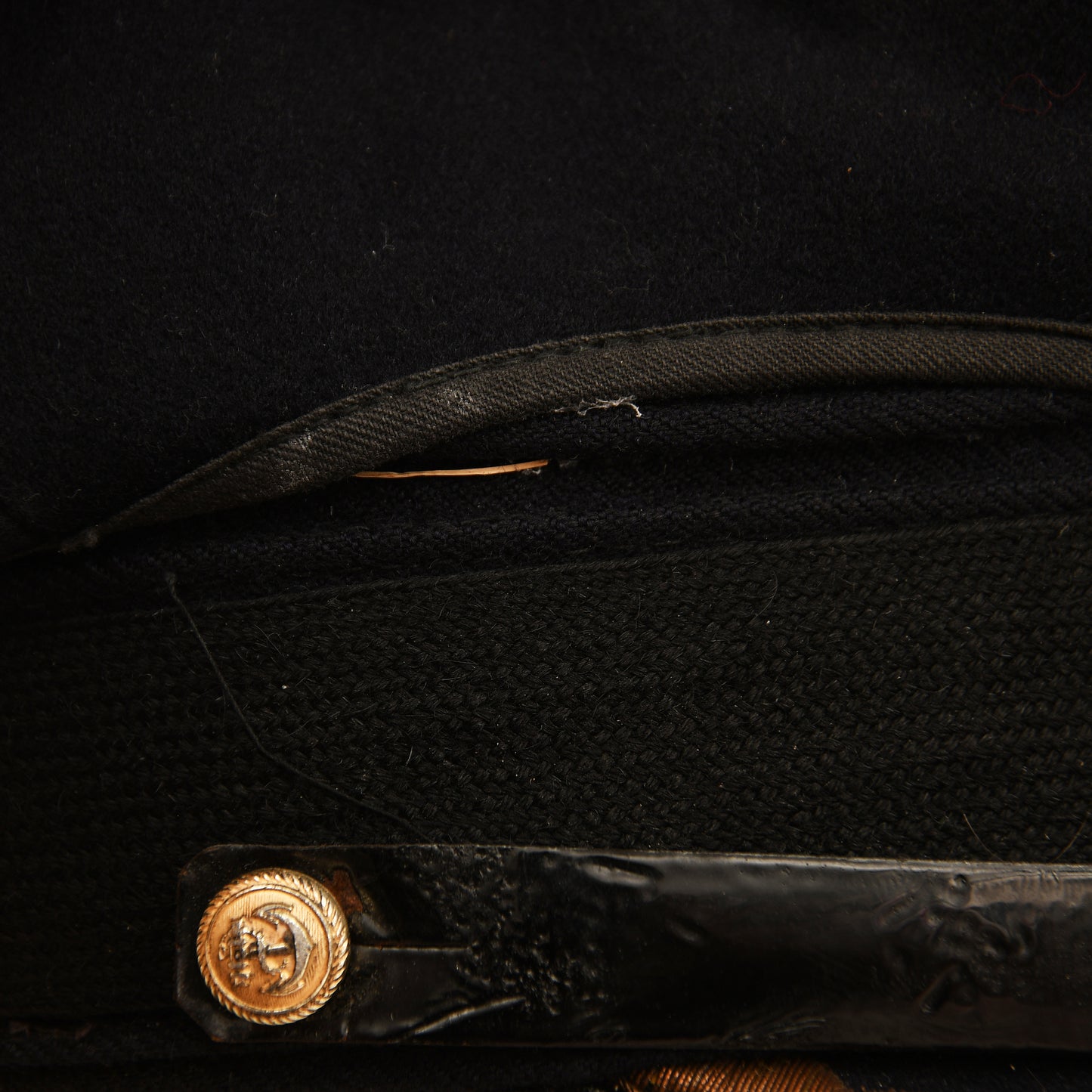 German WWII Kriegsmarine Junior Officer’s Visor Cap