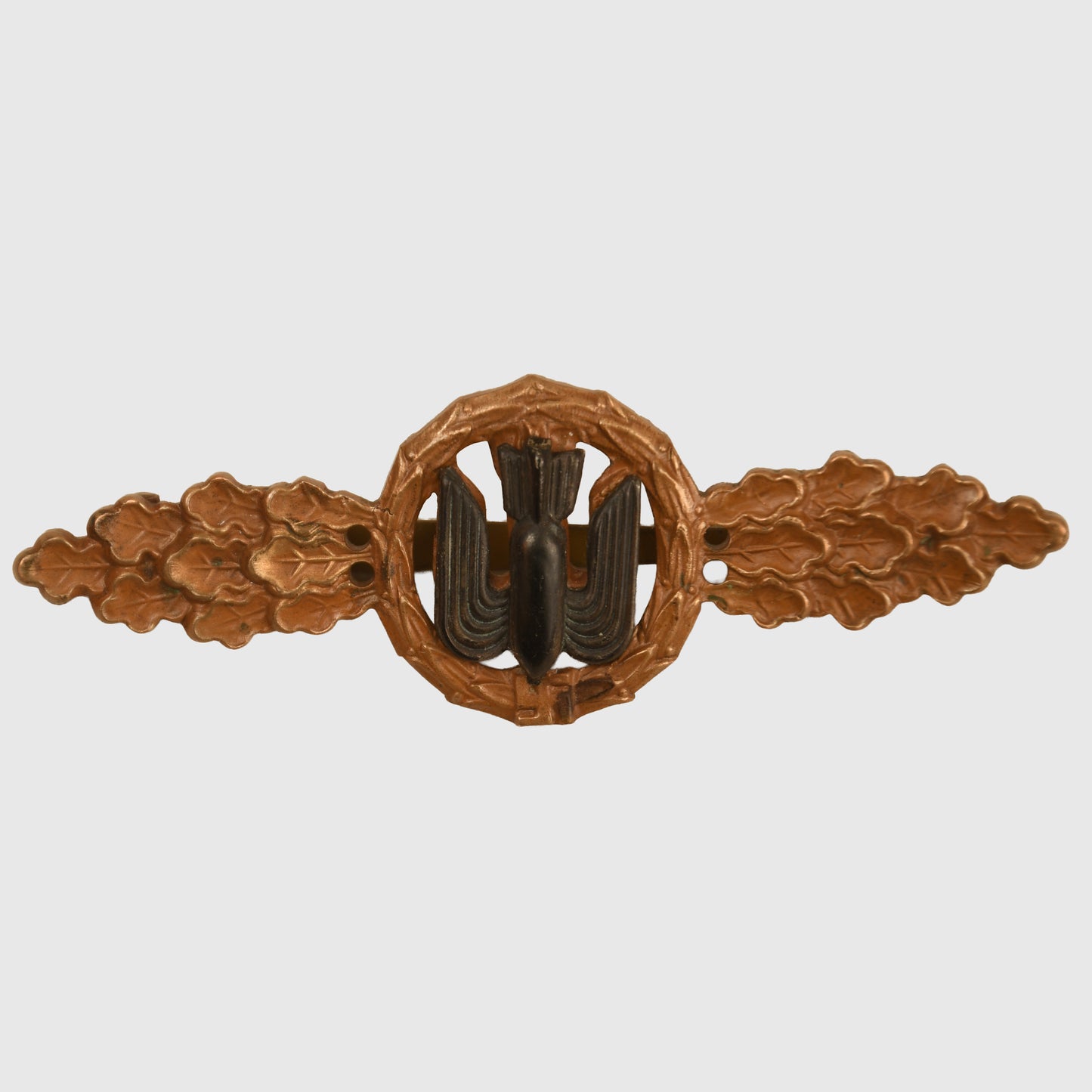 German WWII Luftwaffe Bomber Bar in Bronze, Cased