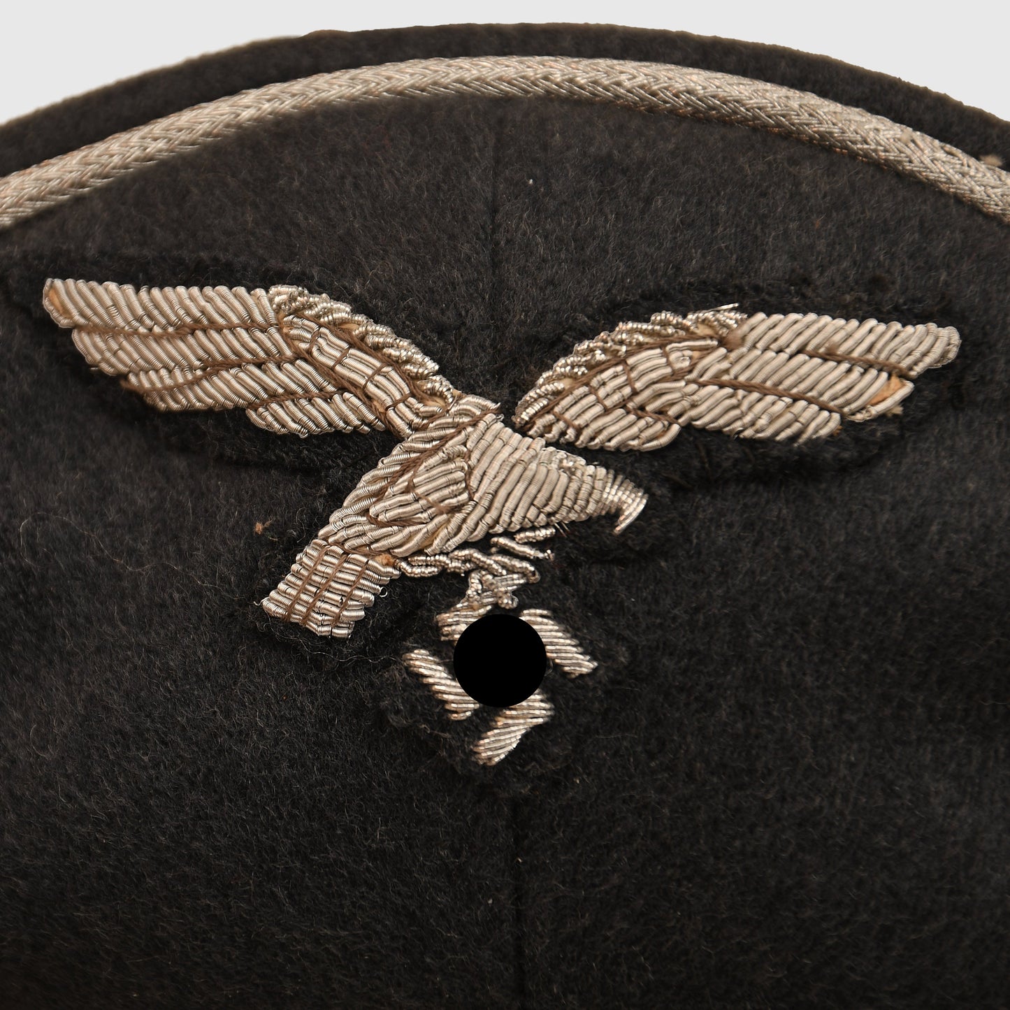 German WWII Luftwaffe Officer’s Visor Cap