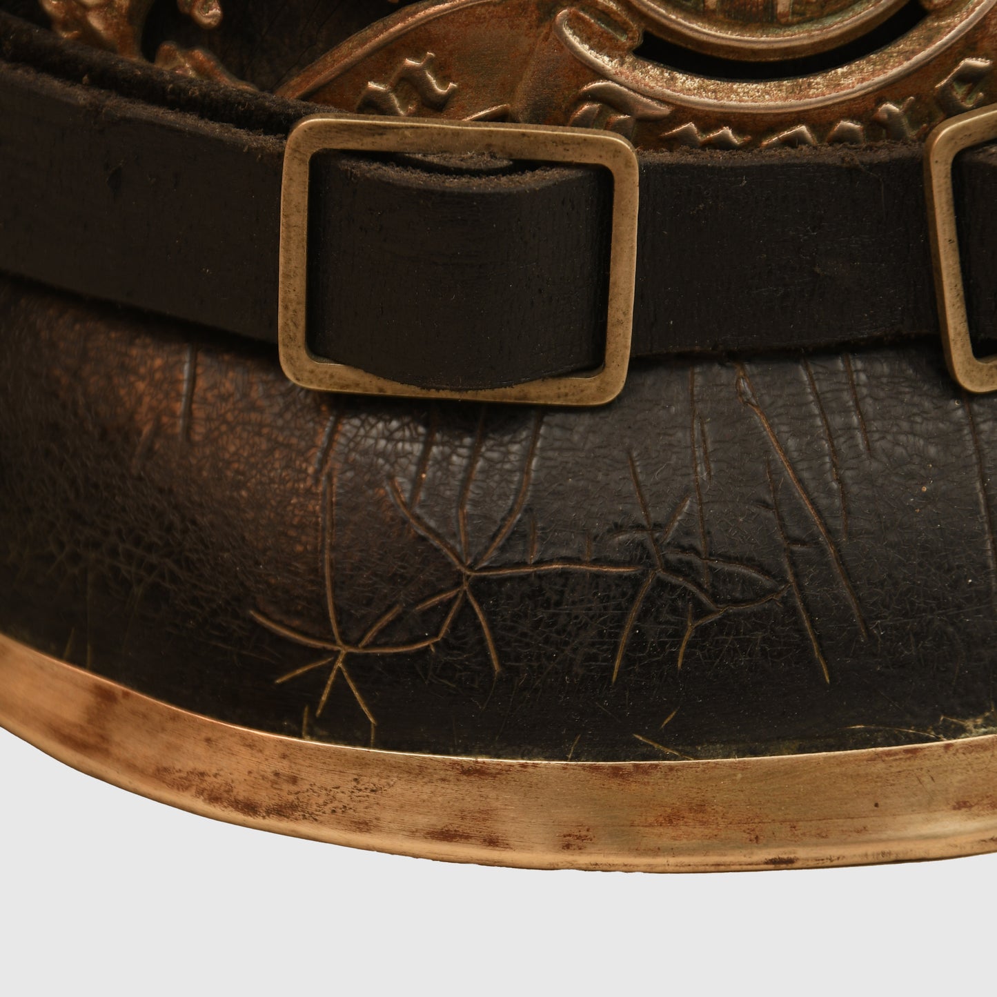 German WWI Bavarian Pioneer Battalion Pickelhaube & Cover