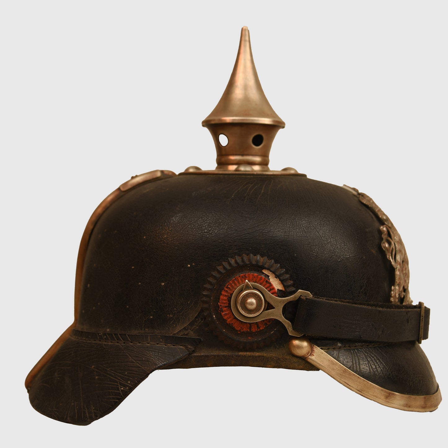 German WWI Bavarian Pioneer Battalion Pickelhaube & Cover