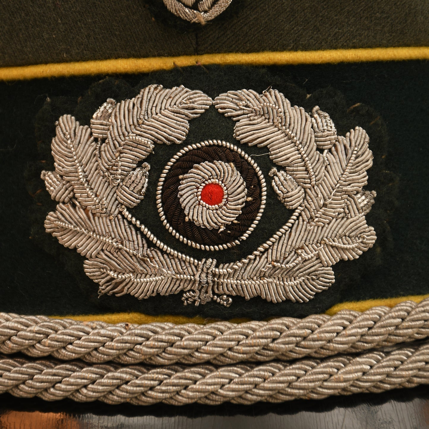 German WWII Signals Officer’s Double Erel Marked Visor Cap