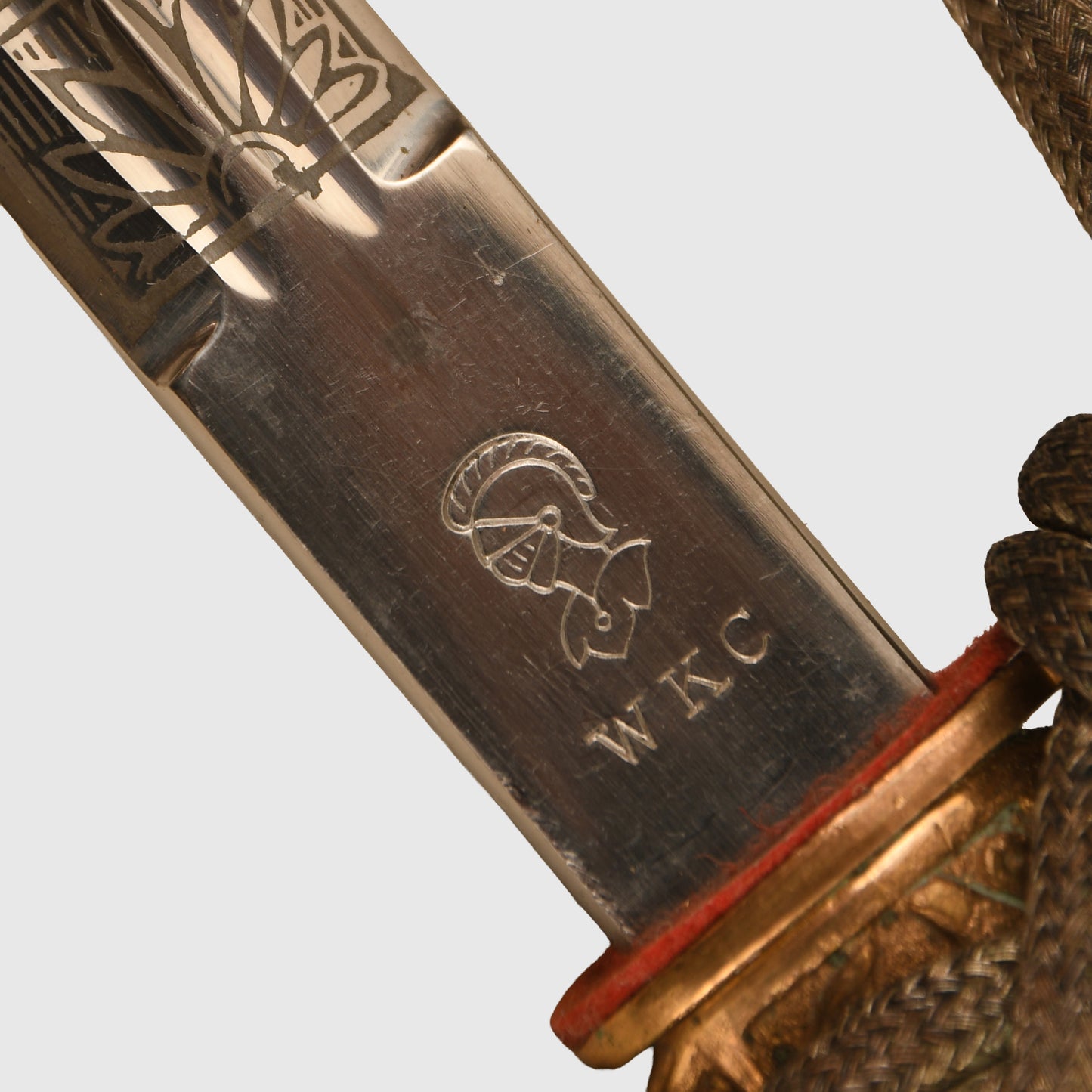 German WWII Kriegsmarine Officers Display Piece with Hammered Scabbard