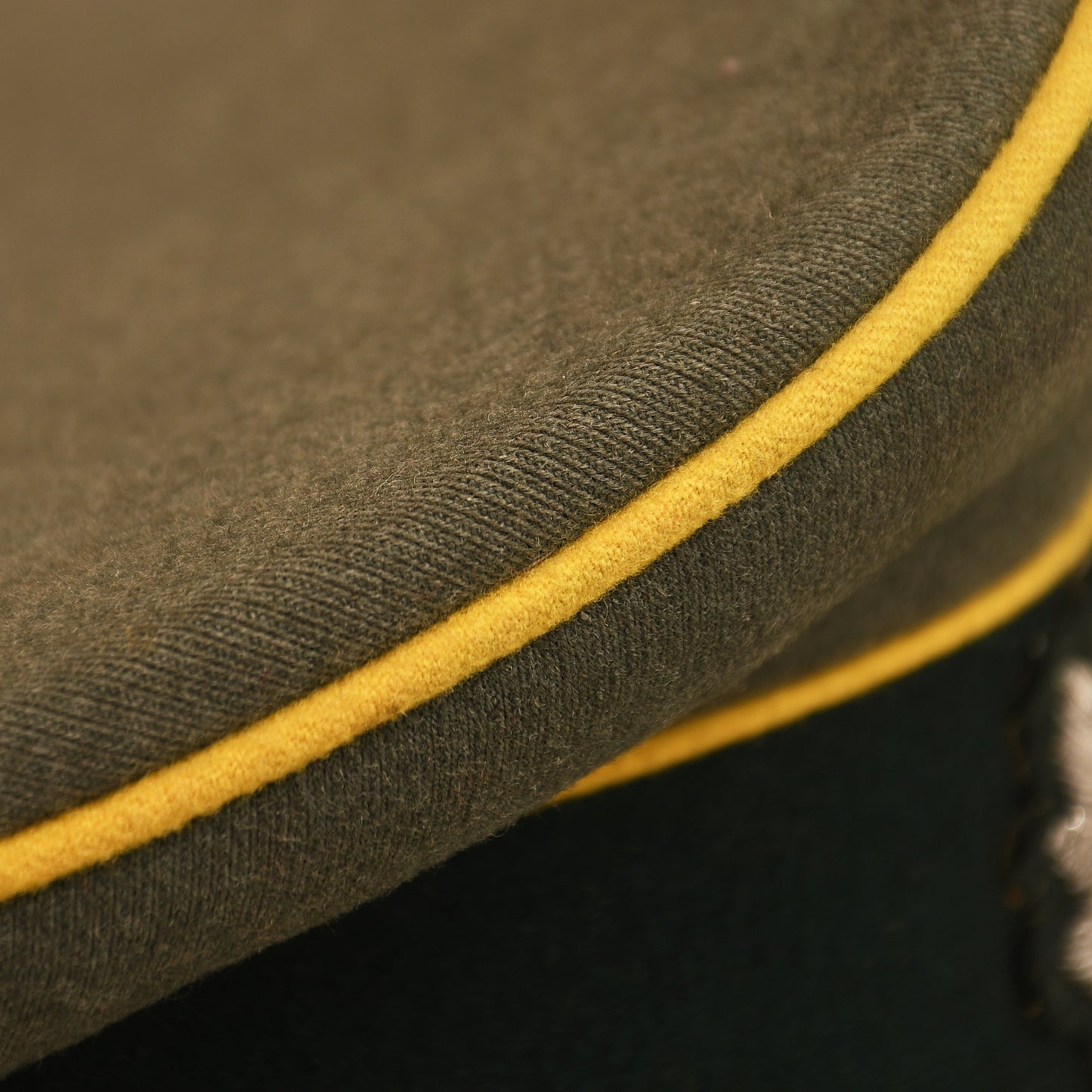 German WWII Signals Officer’s Double Erel Marked Visor Cap