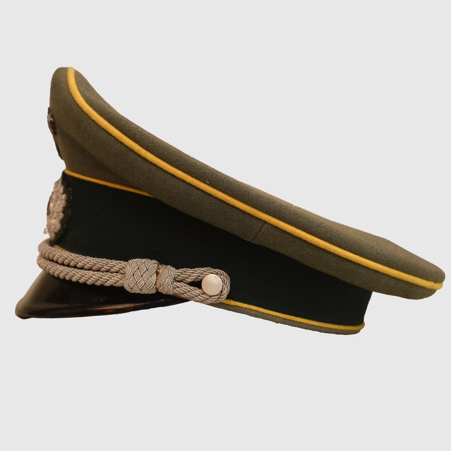 German WWII Signals Officer’s Double Erel Marked Visor Cap