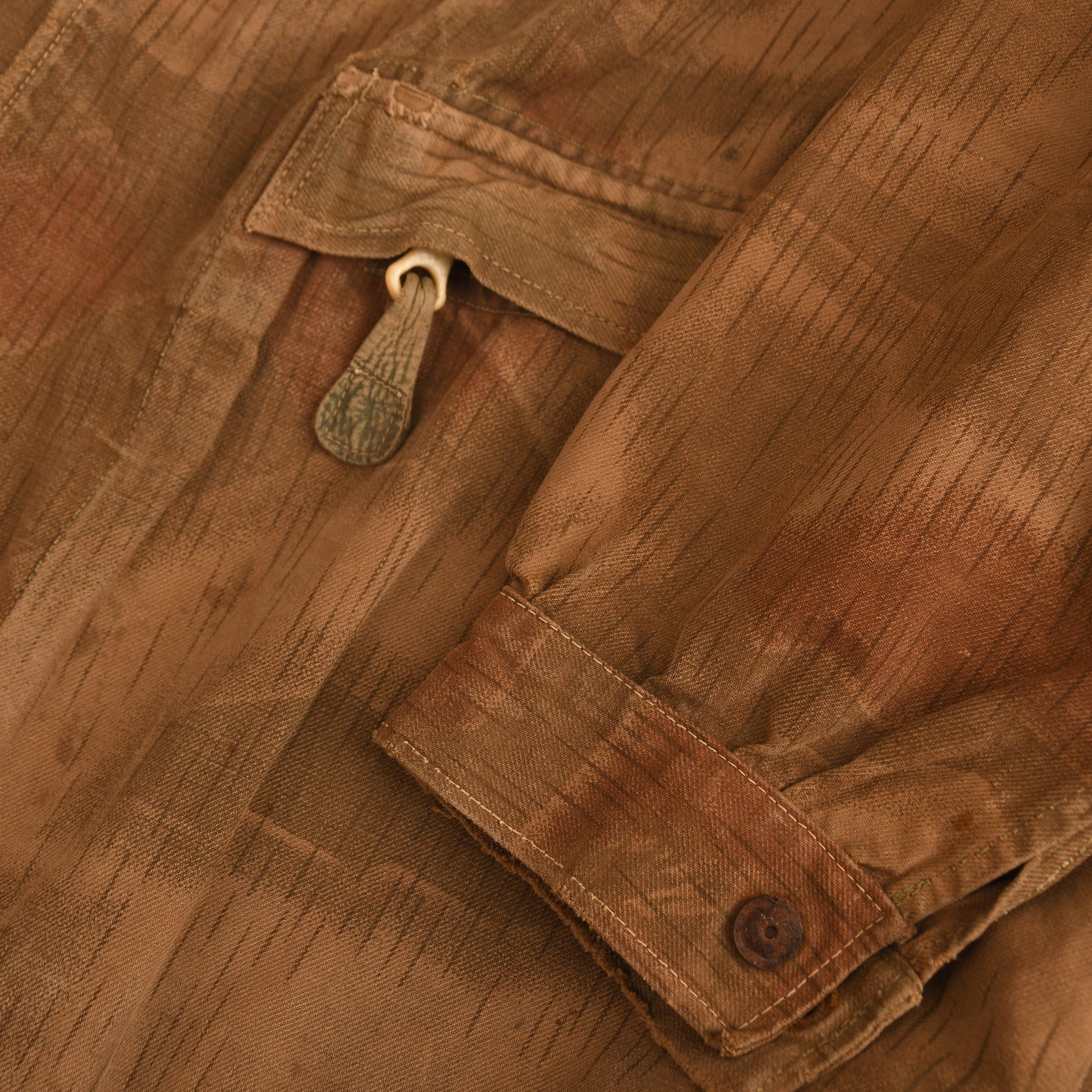 German WWII Luftwaffe Tan and Water Pattern Paratrooper Smock