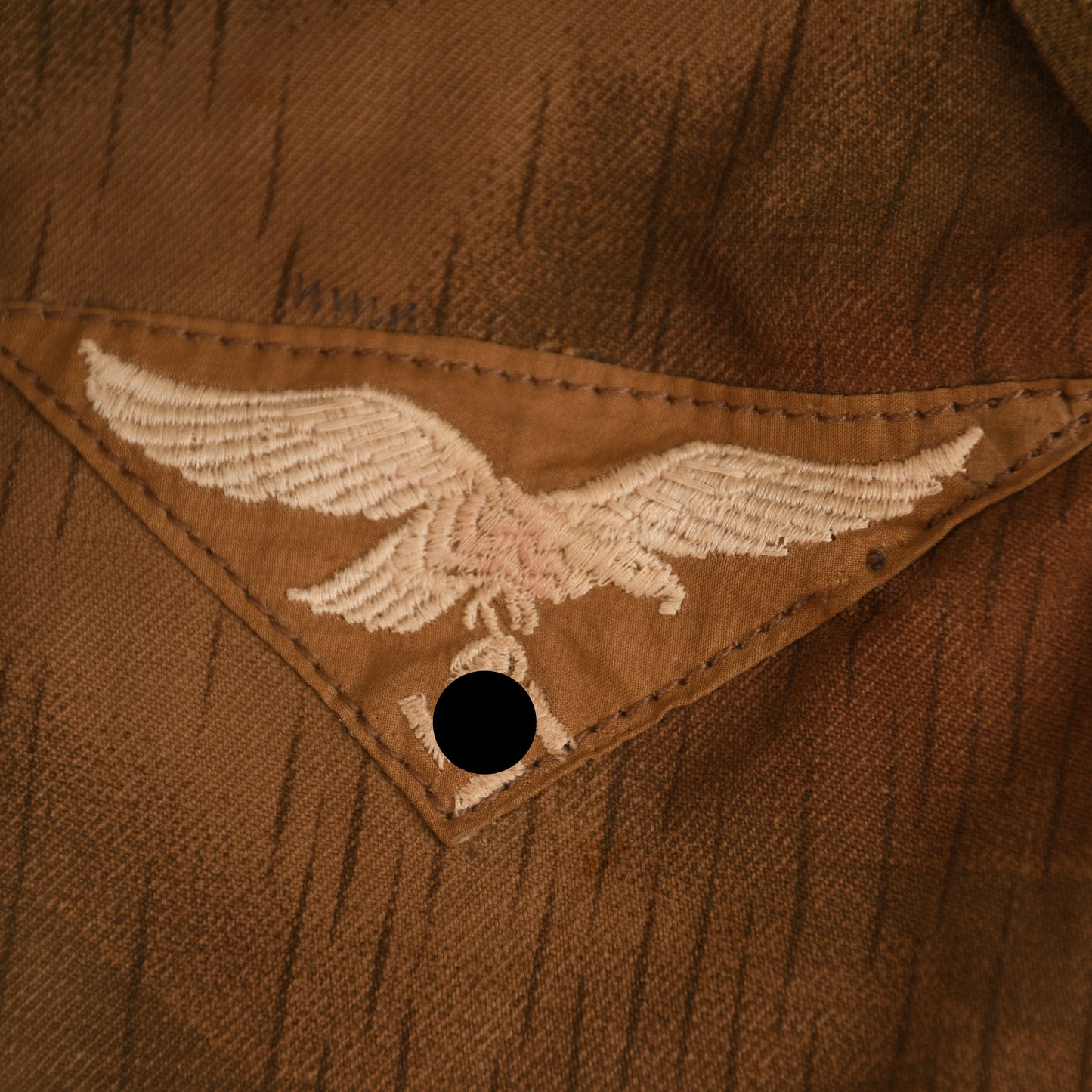German WWII Luftwaffe Tan and Water Pattern Paratrooper Smock