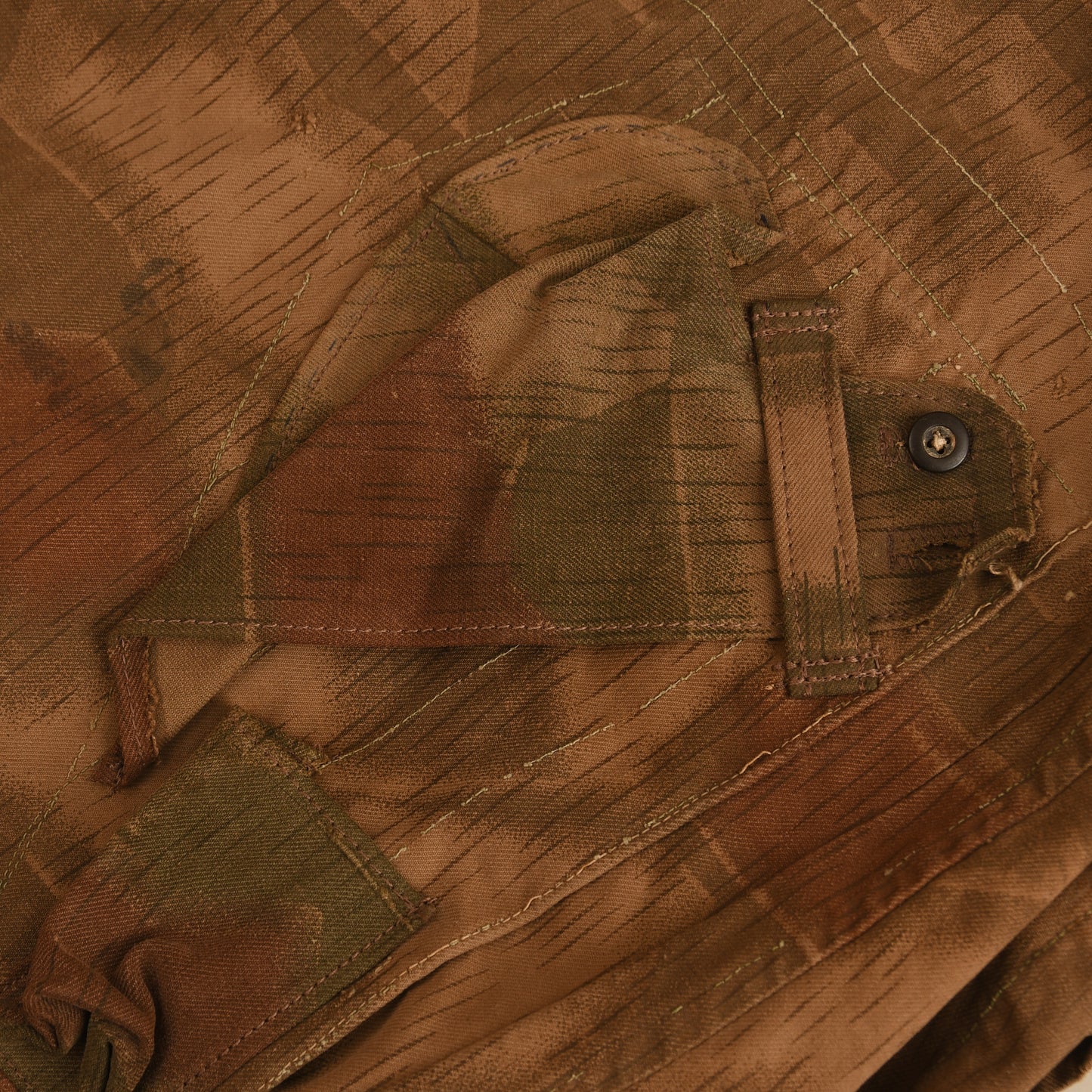 German WWII Luftwaffe Tan and Water Pattern Paratrooper Smock