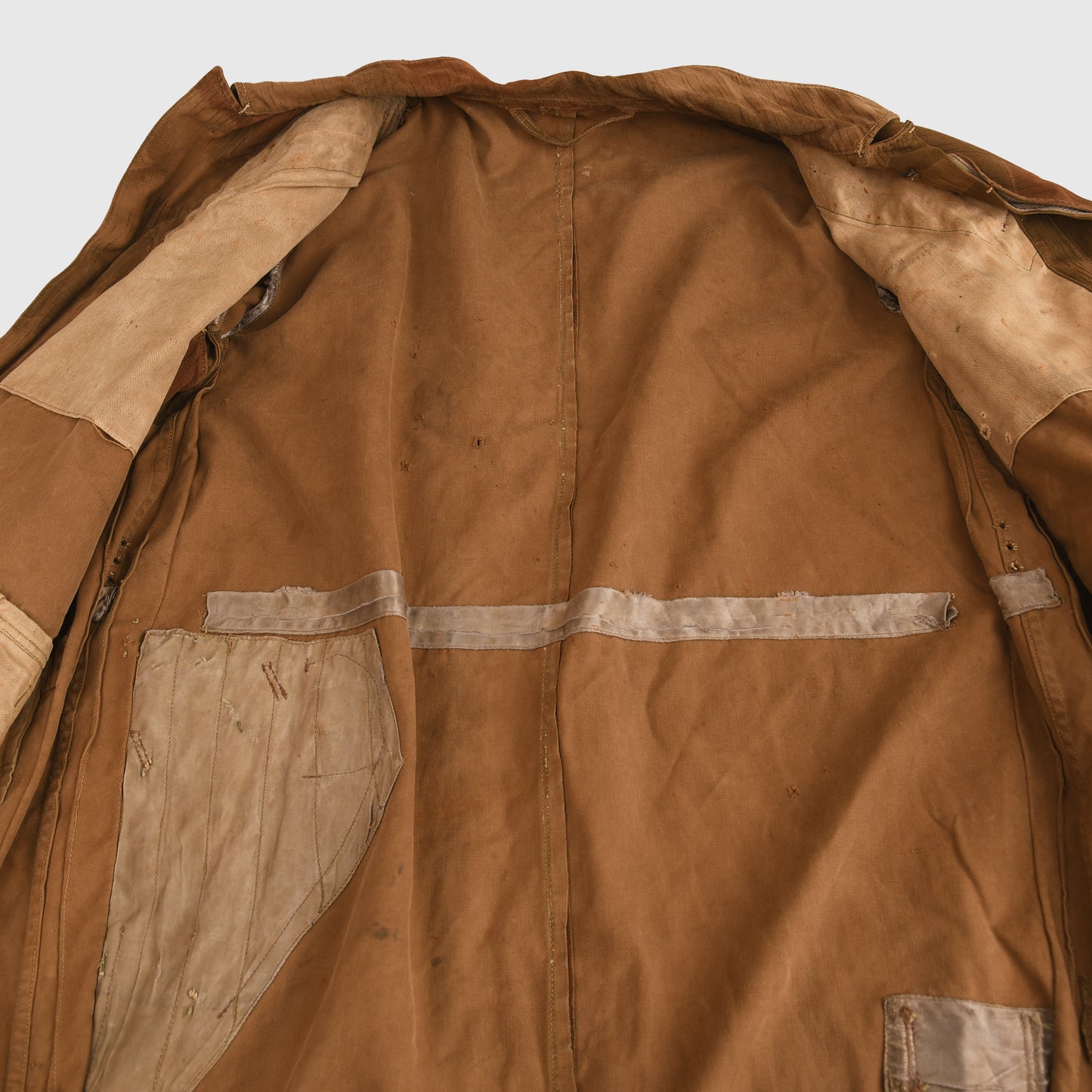 German WWII Luftwaffe Tan and Water Pattern Paratrooper Smock