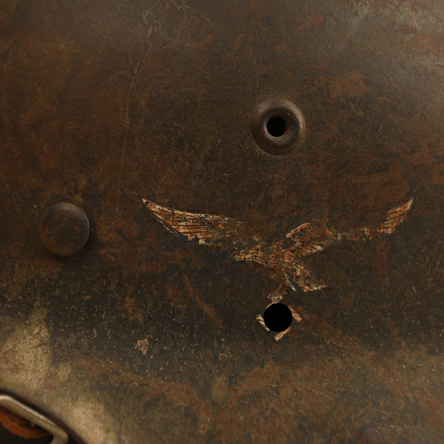 German WWII Luftwaffe Camouflage M42 Helmet