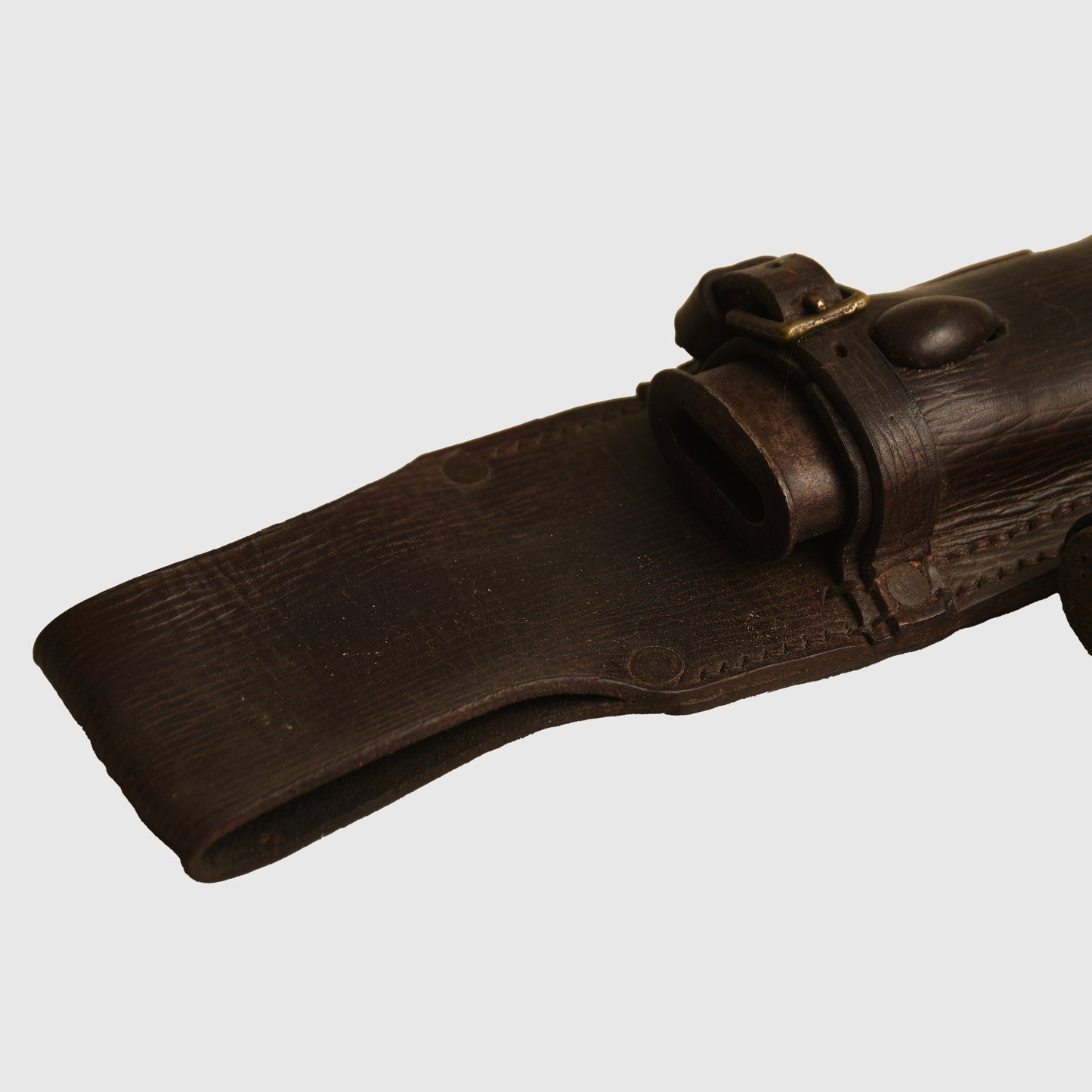 British WWI 1907 Sword Bayonet with 1914 Frog and Leather Helve Stick Holder
