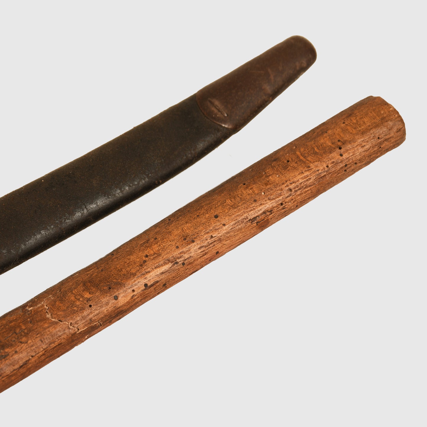 British WWI 1907 Sword Bayonet with 1914 Frog and Leather Helve Stick Holder