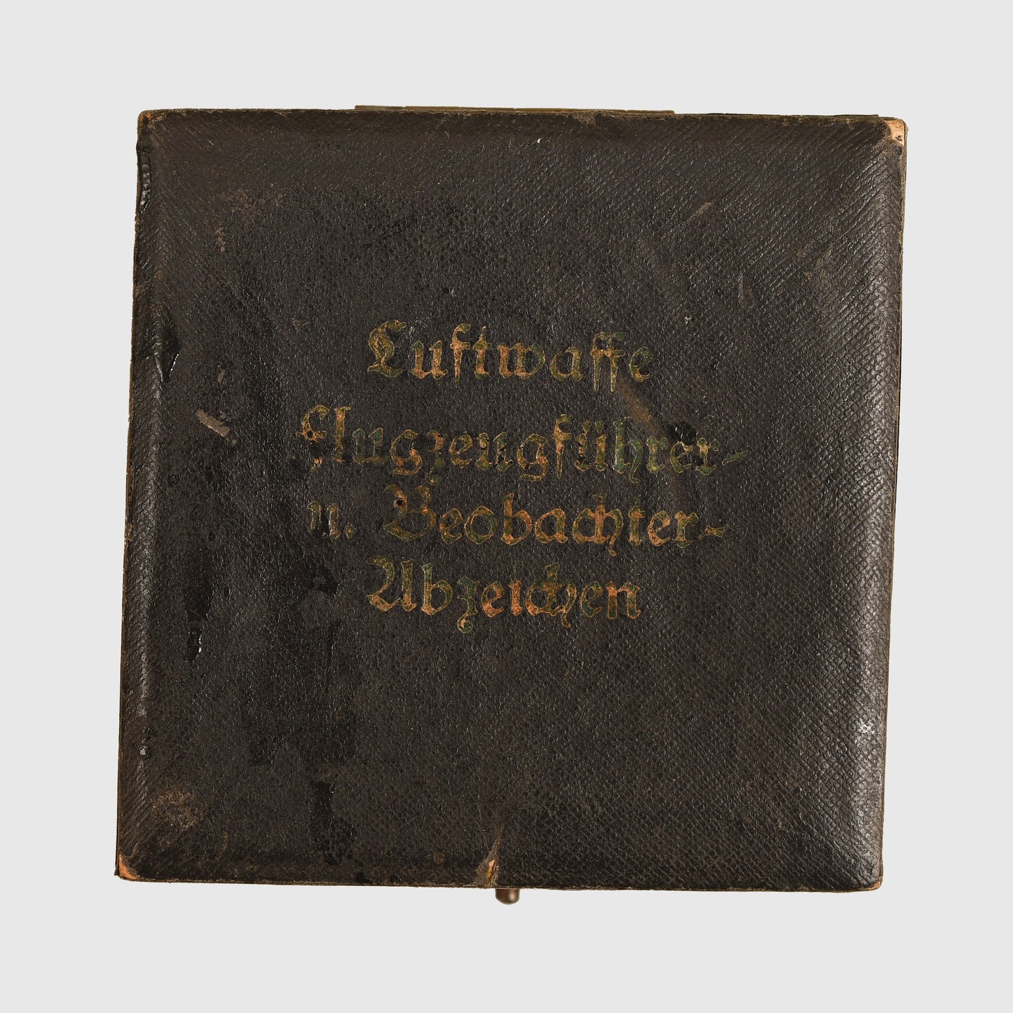 German WWII Luftwaffe Pilot Observers Badge in Its Original Case