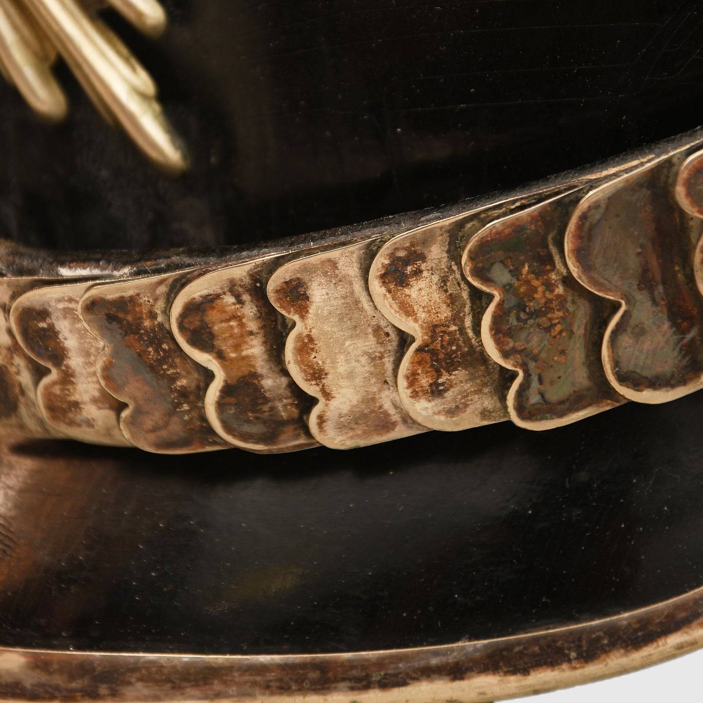 German WWI Saxon Infantry Regiment 100 Officer’s Pickelhaube