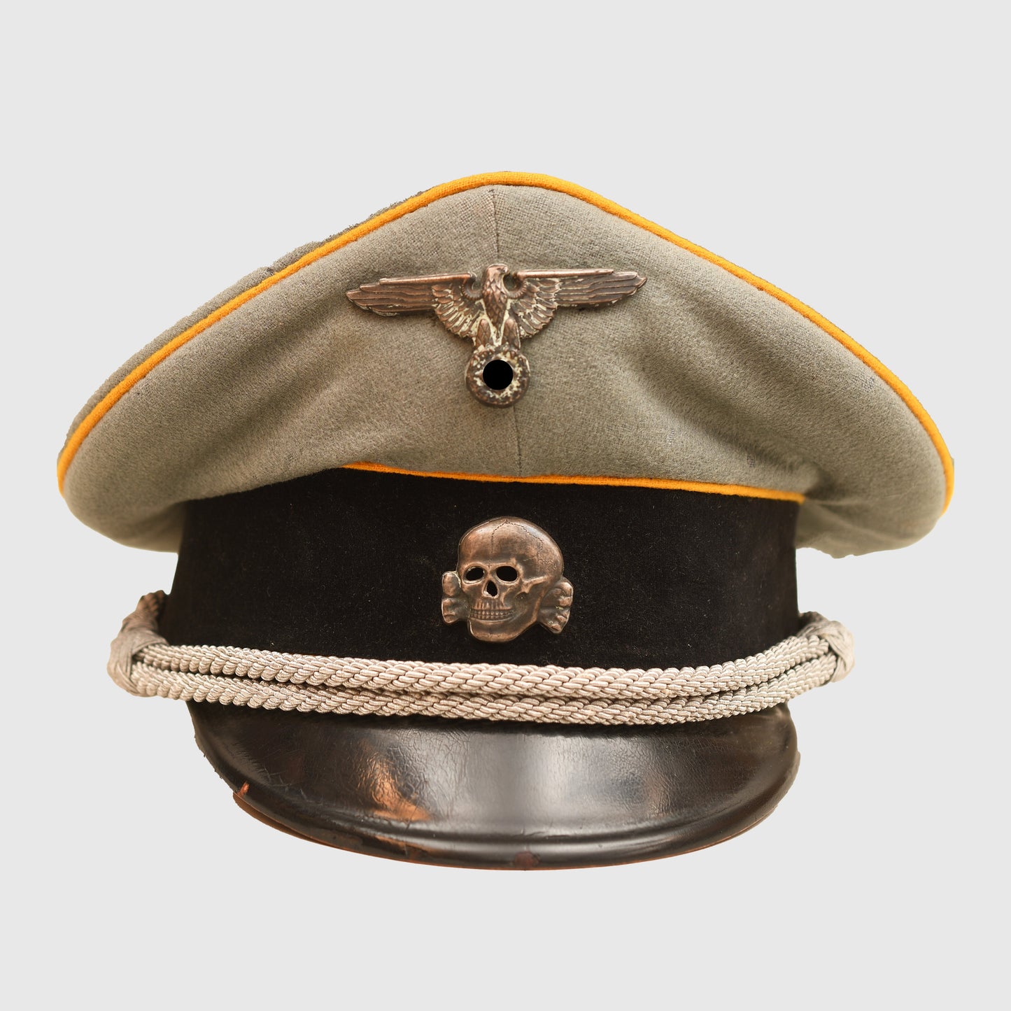 German WWII Waffen-SS Cavalry Officer’s Visor Cap
