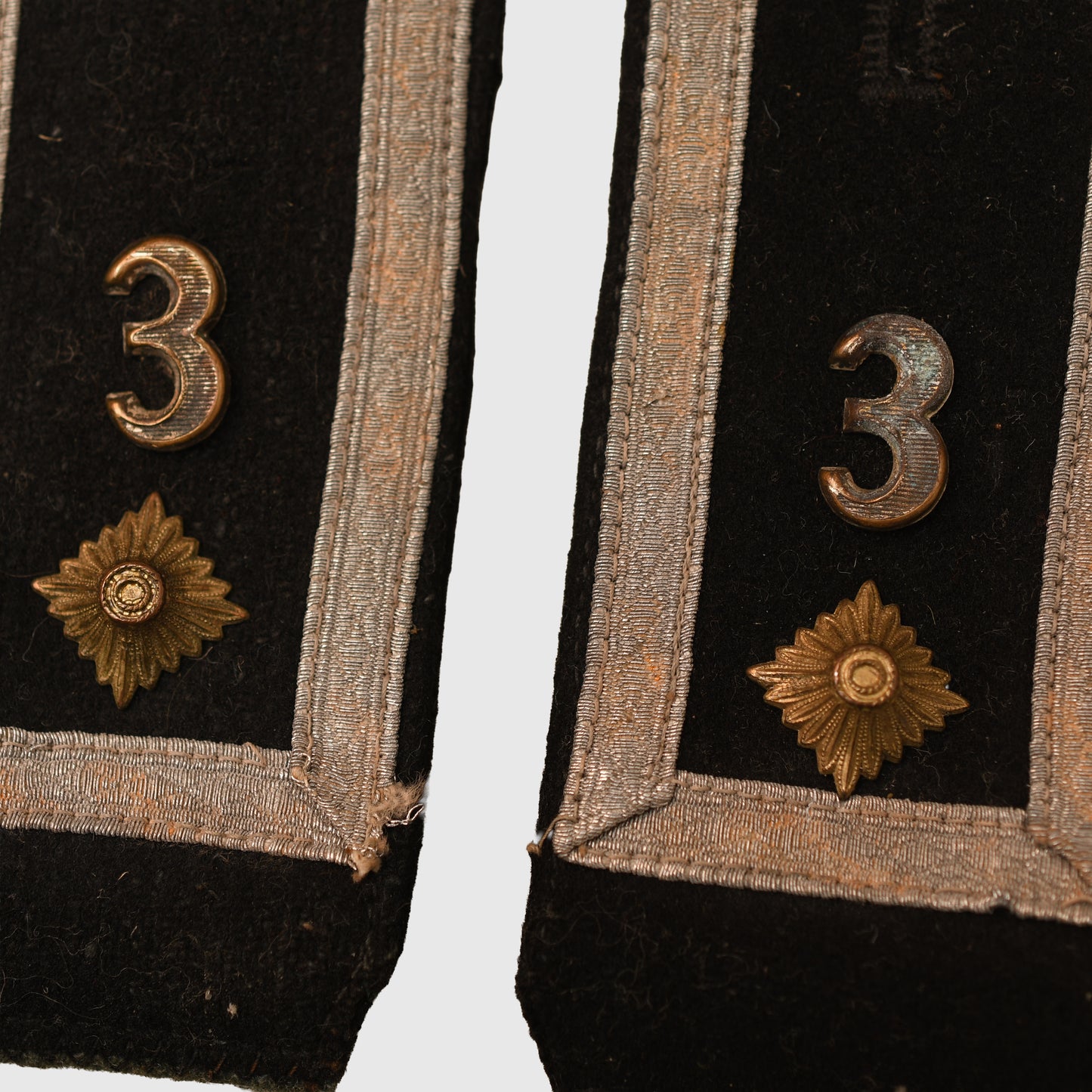 German WWII SS Totenkopf Standarte Shoulder Boards