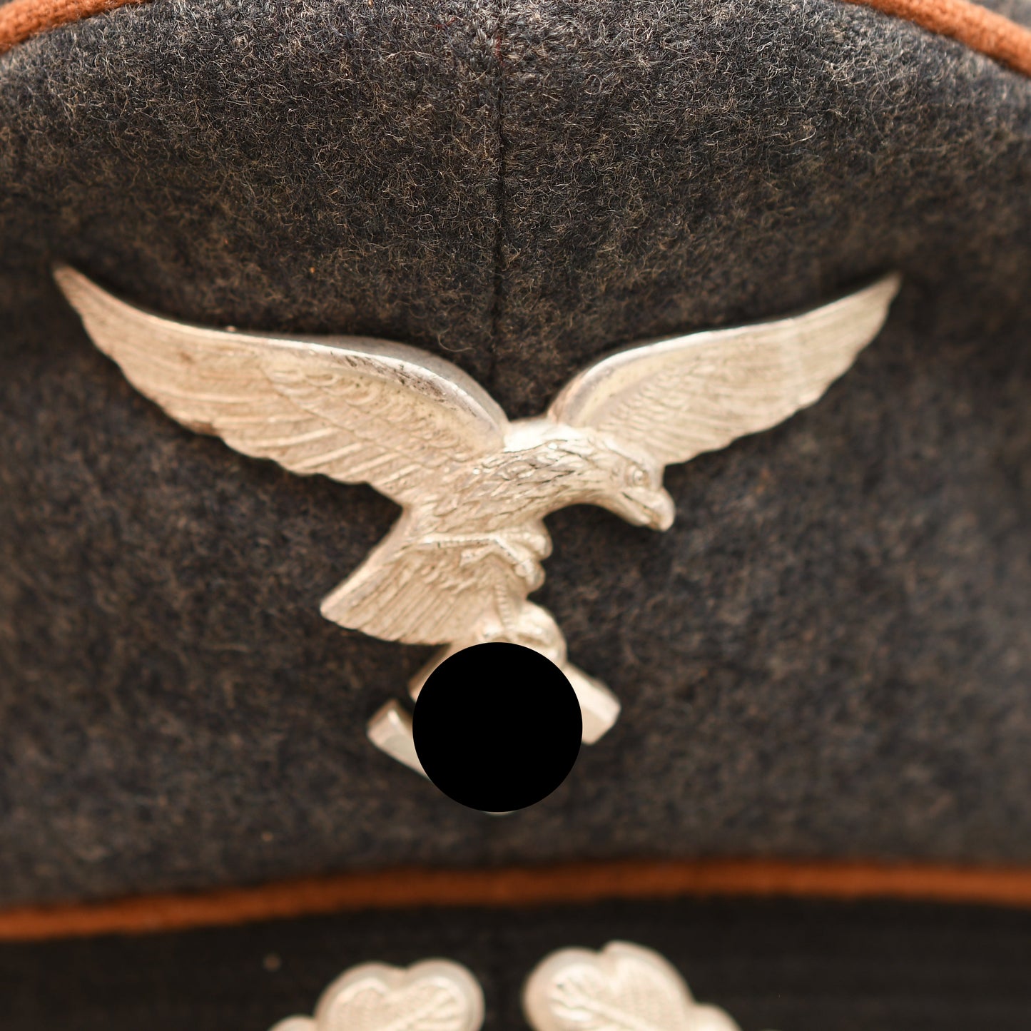 German WWII Luftwaffe Signals Visor Cap