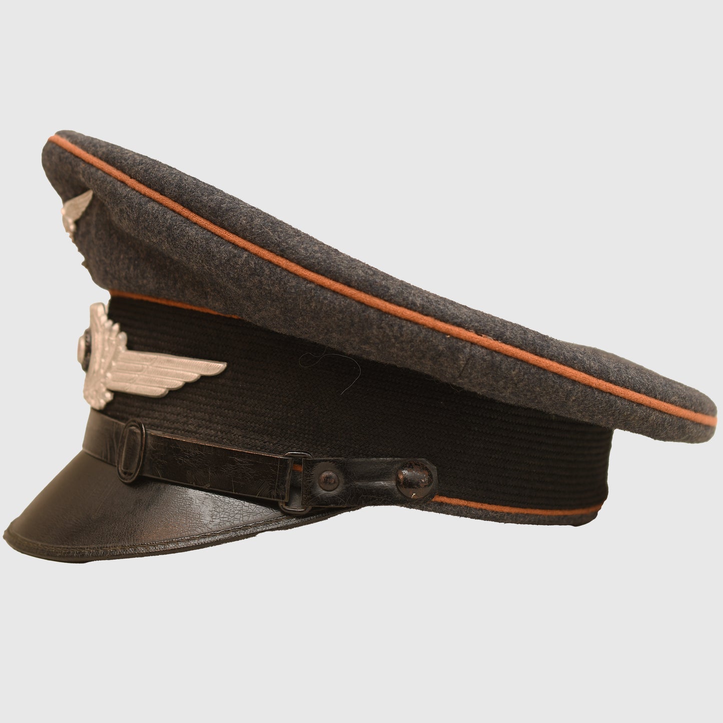 German WWII Luftwaffe Signals Visor Cap