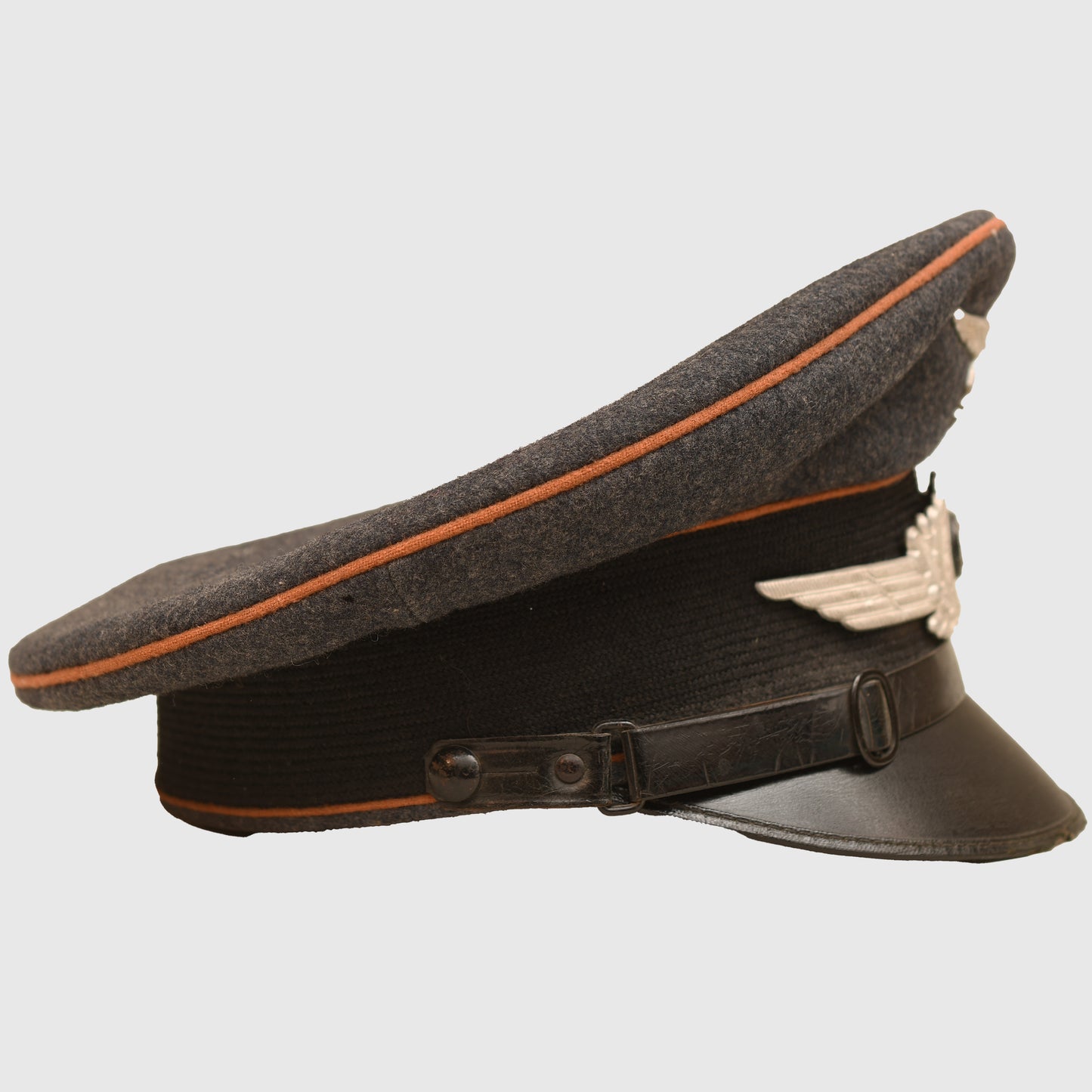 German WWII Luftwaffe Signals Visor Cap