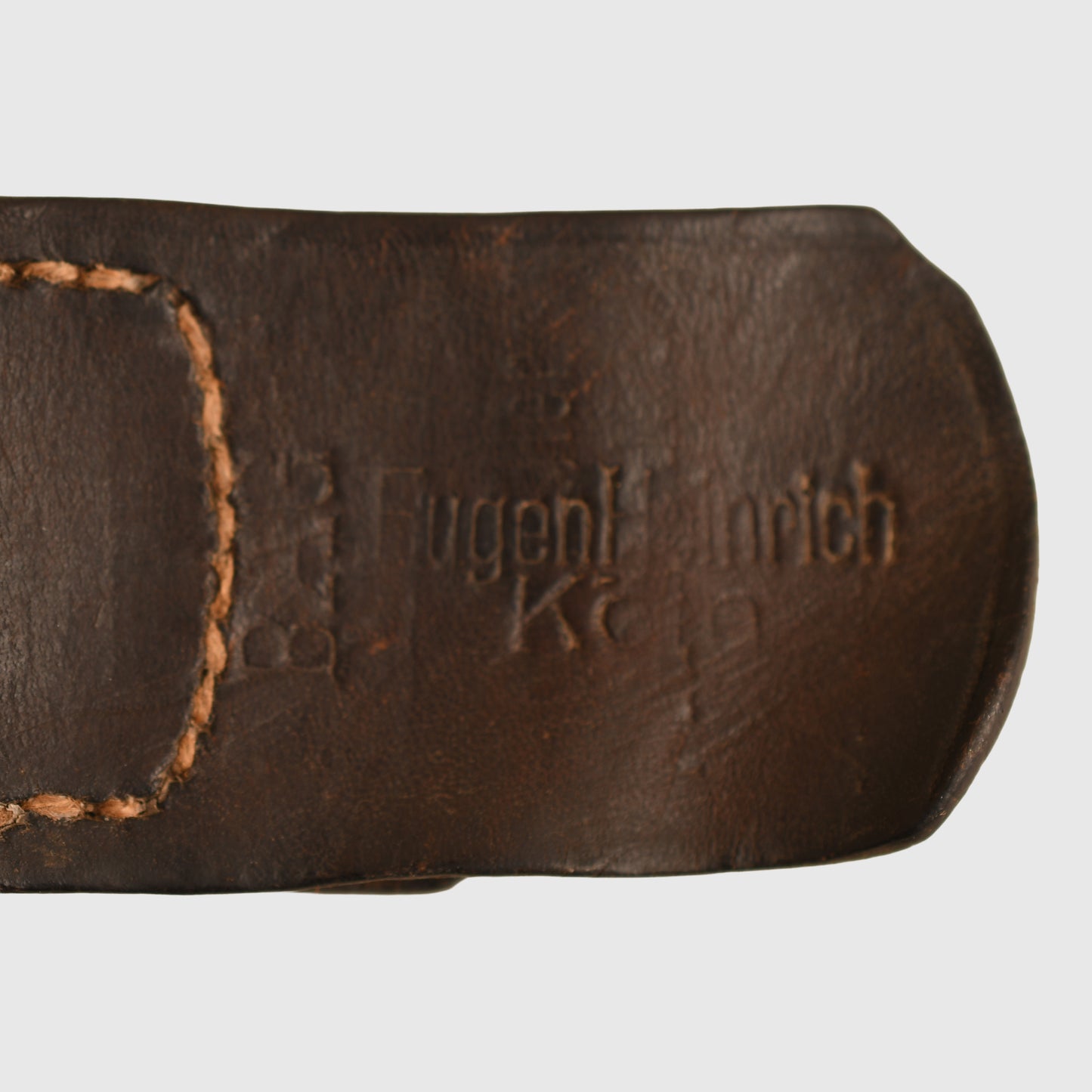 German WWI Prussian Belt Buckle with Profuse Guard Markings