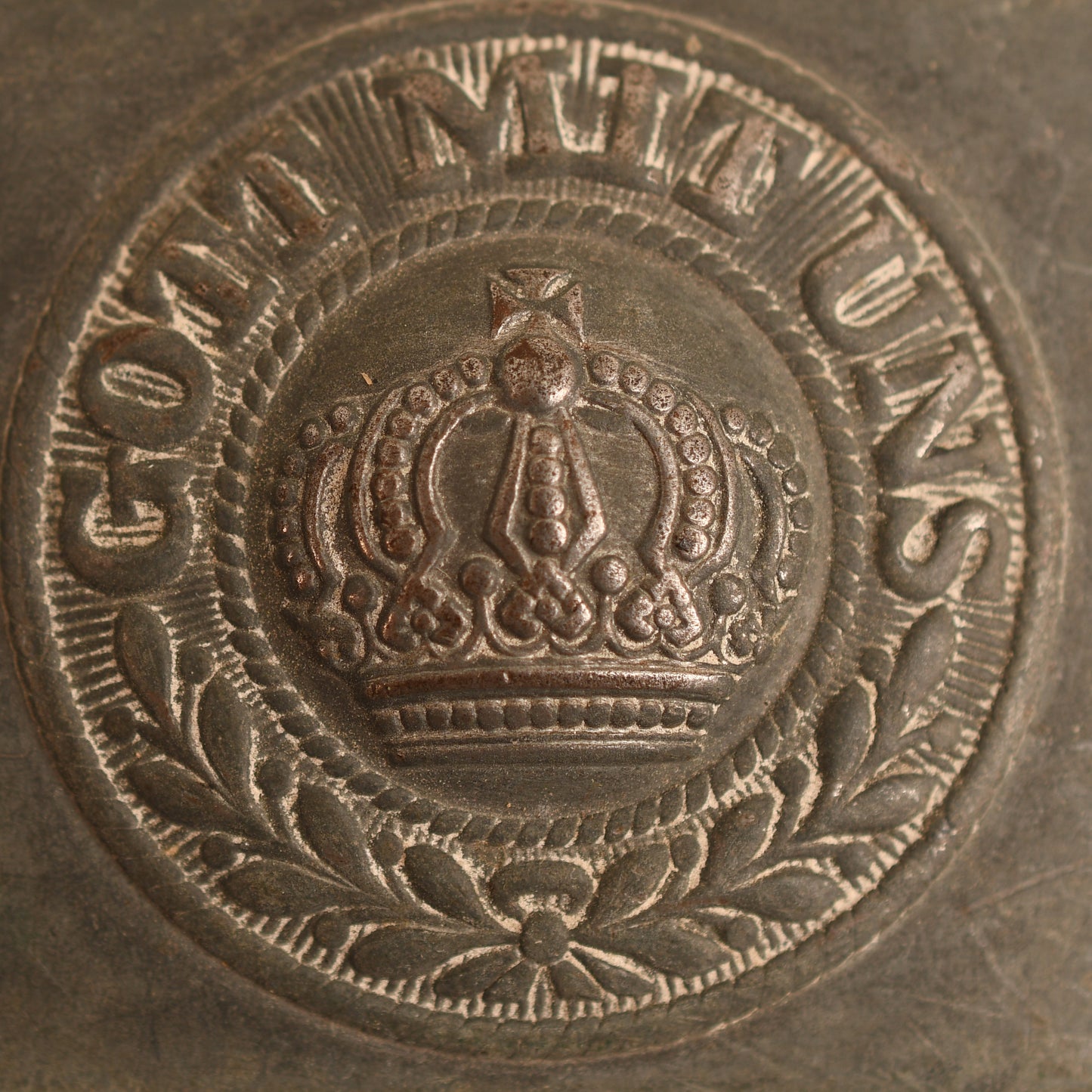German WWI Prussian Guard Regiment Grey Finished Belt Buckle