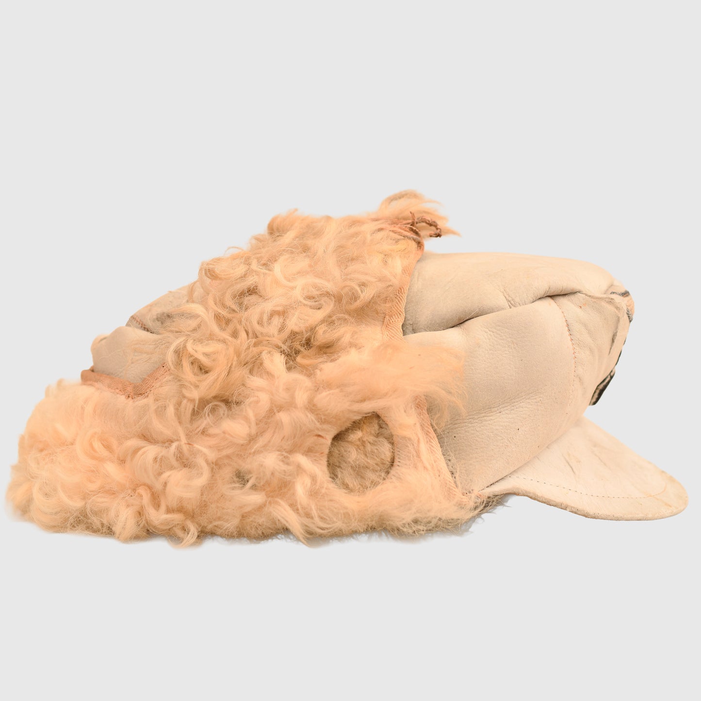 German WWII Luftwaffe White Winter Fur Hat